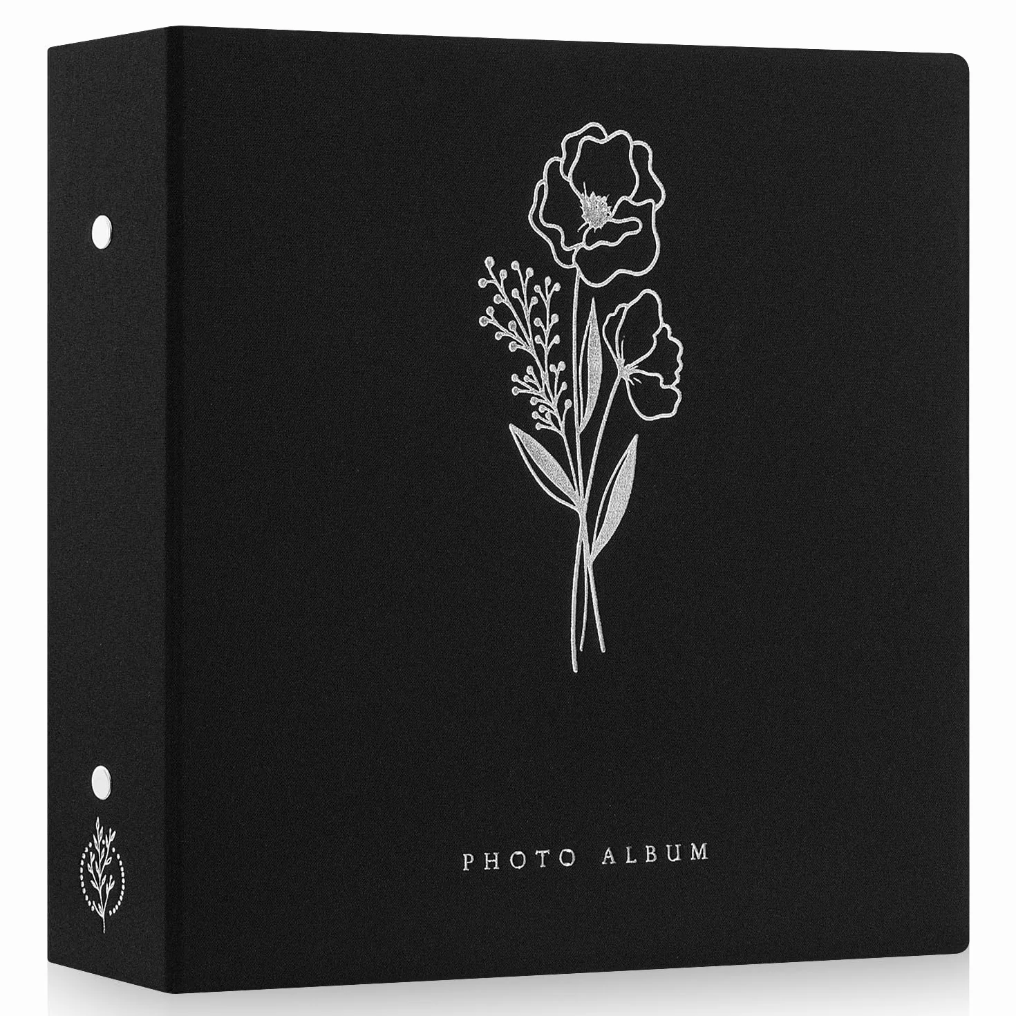 Lanpn Album fotograficzny 11 x 15, 11,5 x 15 cm, na 1000 zdjęć, znakomity zestaw albumów na zdjęcia, każdy może pomieścić 1000 poziomych i pionowych zdjęć, dla chłopców i dziewcząt (czarny)