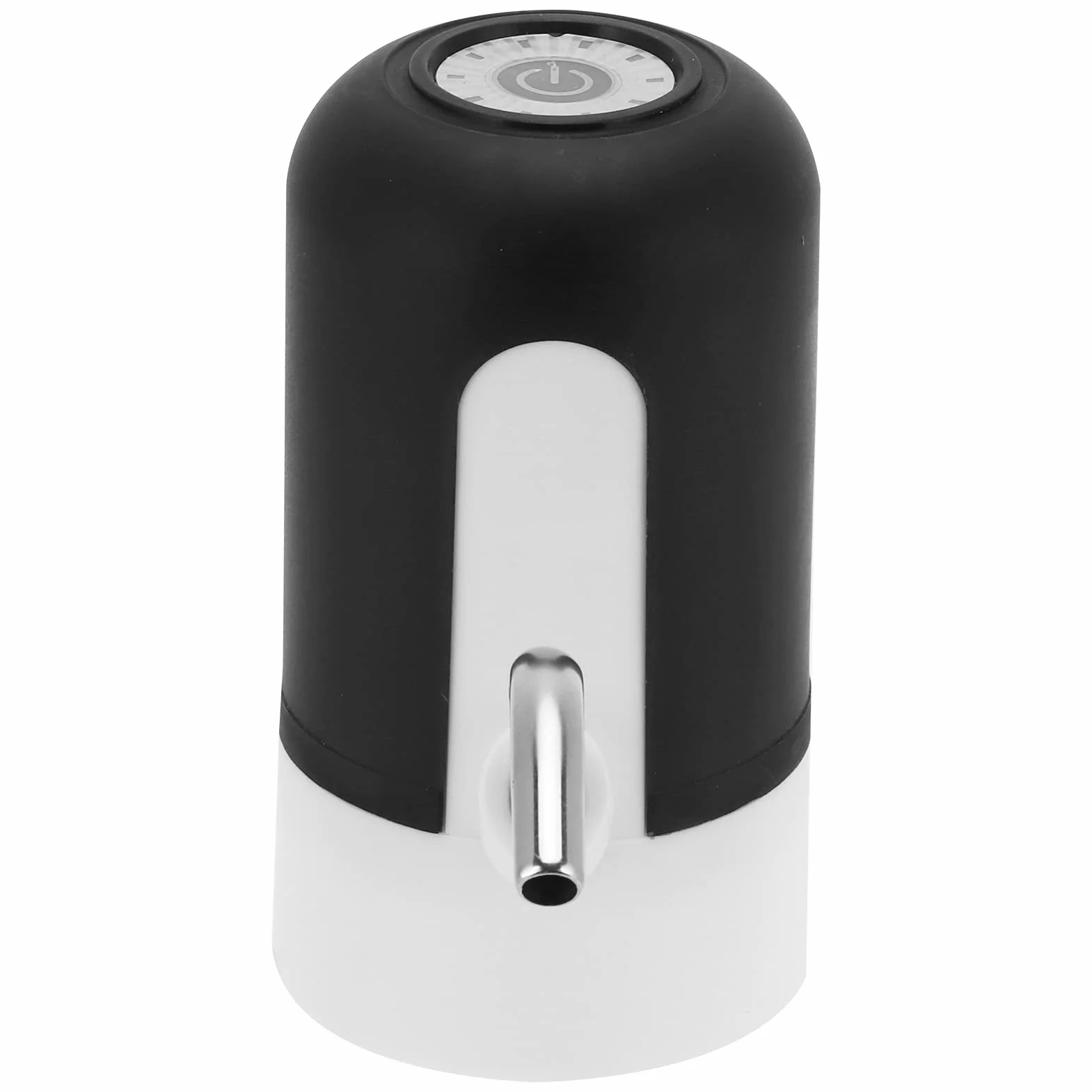 Pompa do Butelek na Wodę, 4,5L ~ 18,9L Przenośny Dozownik do Butelek na Wodę Elektryczna ładowarka USB Automatyczna Pompa Wody Pitnej do Kuchni Biuro Domowe Pikniki Kempingowe(czarny)