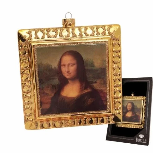 Krebs Glas Lauscha Dekoracja świąteczna ozdoba choinkowa ze szkła Mona Lisa 15 cm