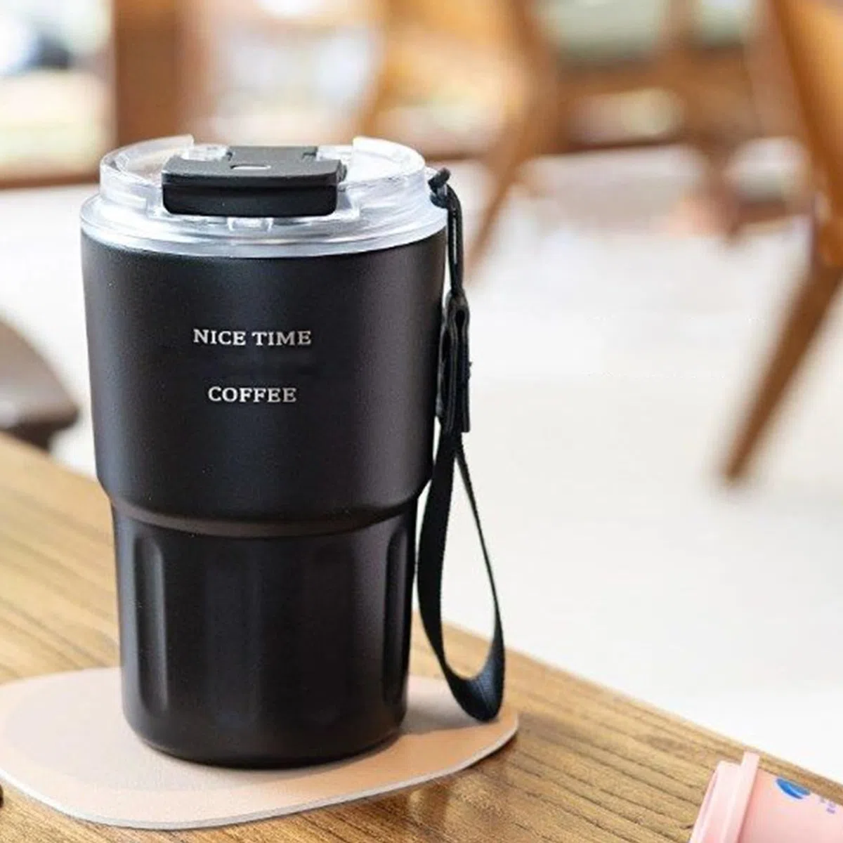 Kubki ze stali nierdzewnej – 360 ml kubek podró?ny ze s?omk?, kubek zatrzymuj?cy ciep?o i zimno do podró?y, codziennego u?ytku, aktywno?ci ?wie?ym powietrzu, si?owni?, do uprawiania sportu