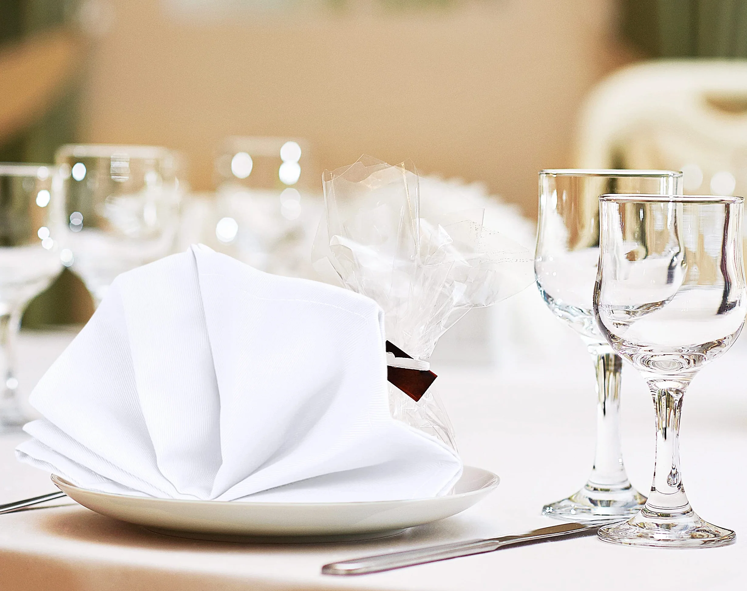 Serwetki kuchenne Utopia [opakowanie 12 sztuk] Serwetki stołowe z mieszanki bawełny do prania i wielokrotnego użytku do hotelu, lunchu, restauracji, wesel, imprez i przyjęć (46 x 46 cm, Biały)