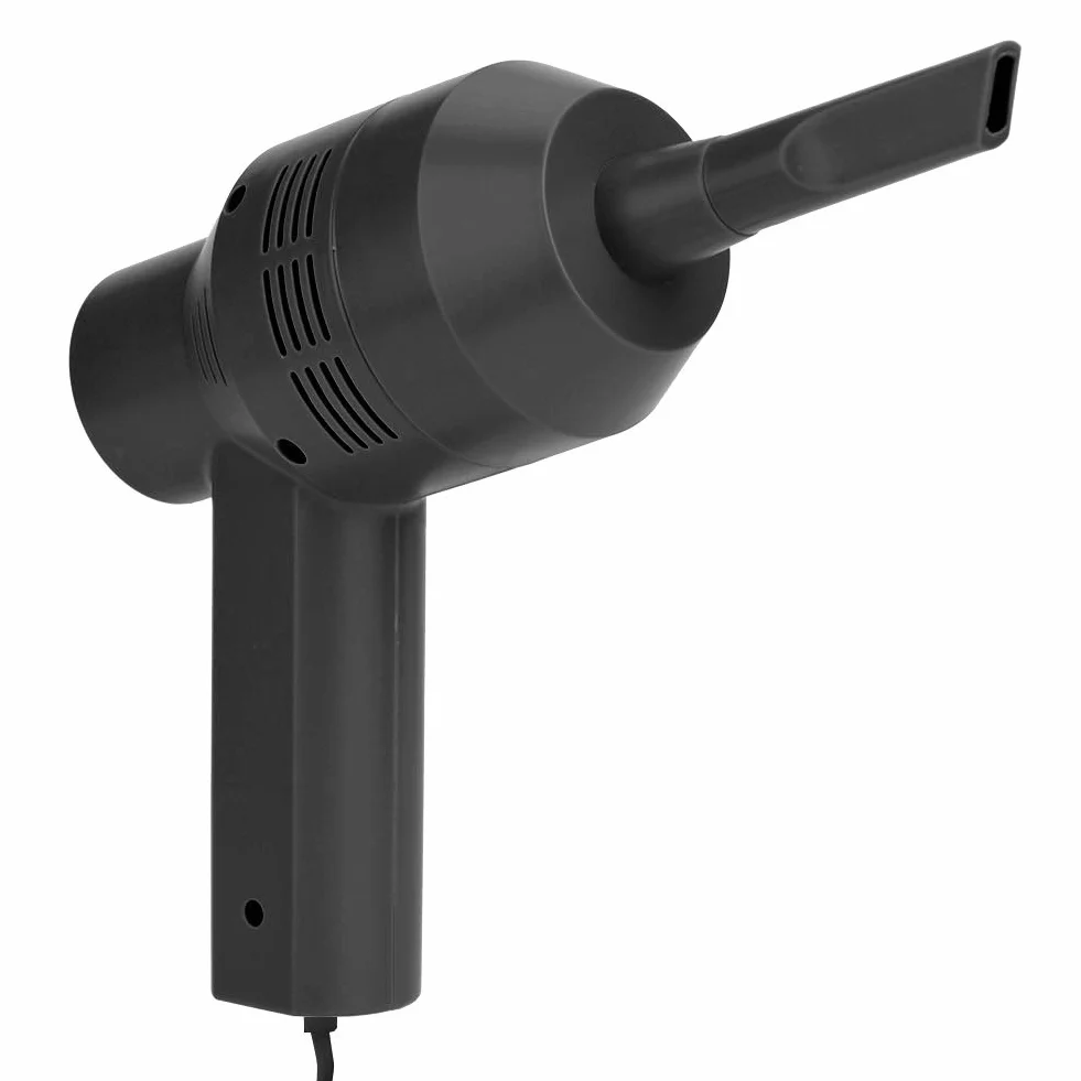 Bnineteenteam Odkurzacz do Klawiatury, Mini Ręczny Odkurzacz USB z Mocnym Ssaniem do Czyszczenia Laptopów i Komputerów Stacjonarnych (BLACK)