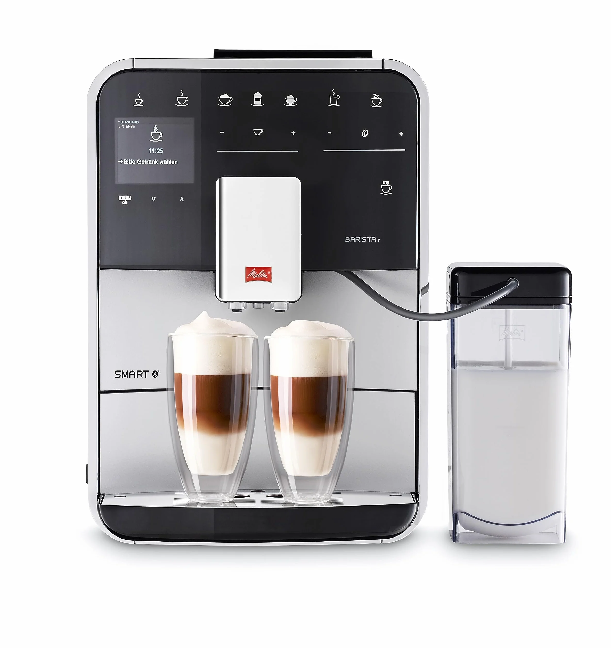 Melitta CD Barista T Smart Silver Automatyczny Ekspres do Kawy, Plastik, 1450 W, 1,8 L, Srebro