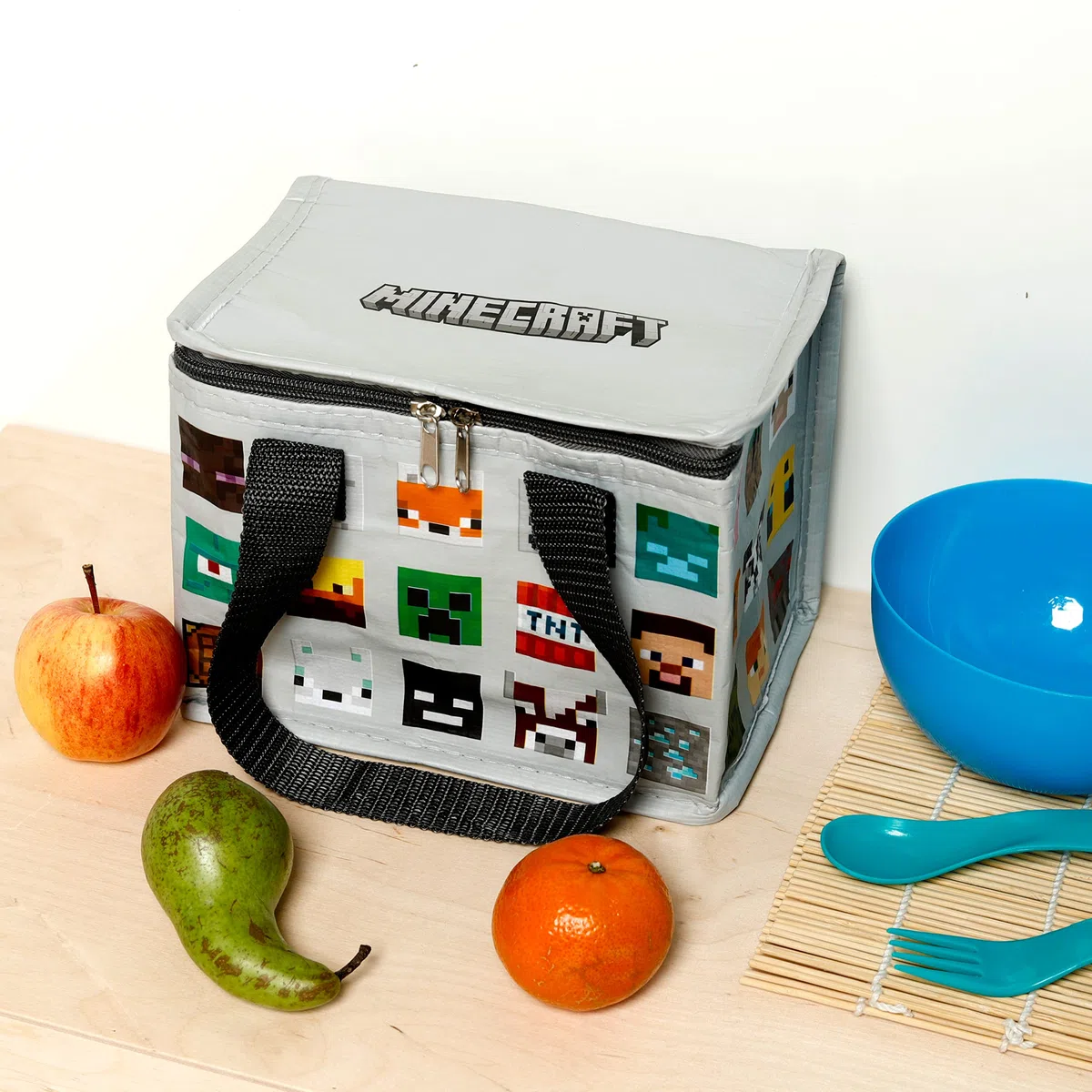 RPET Cool Bag Lunch Bag Minecraft Faces