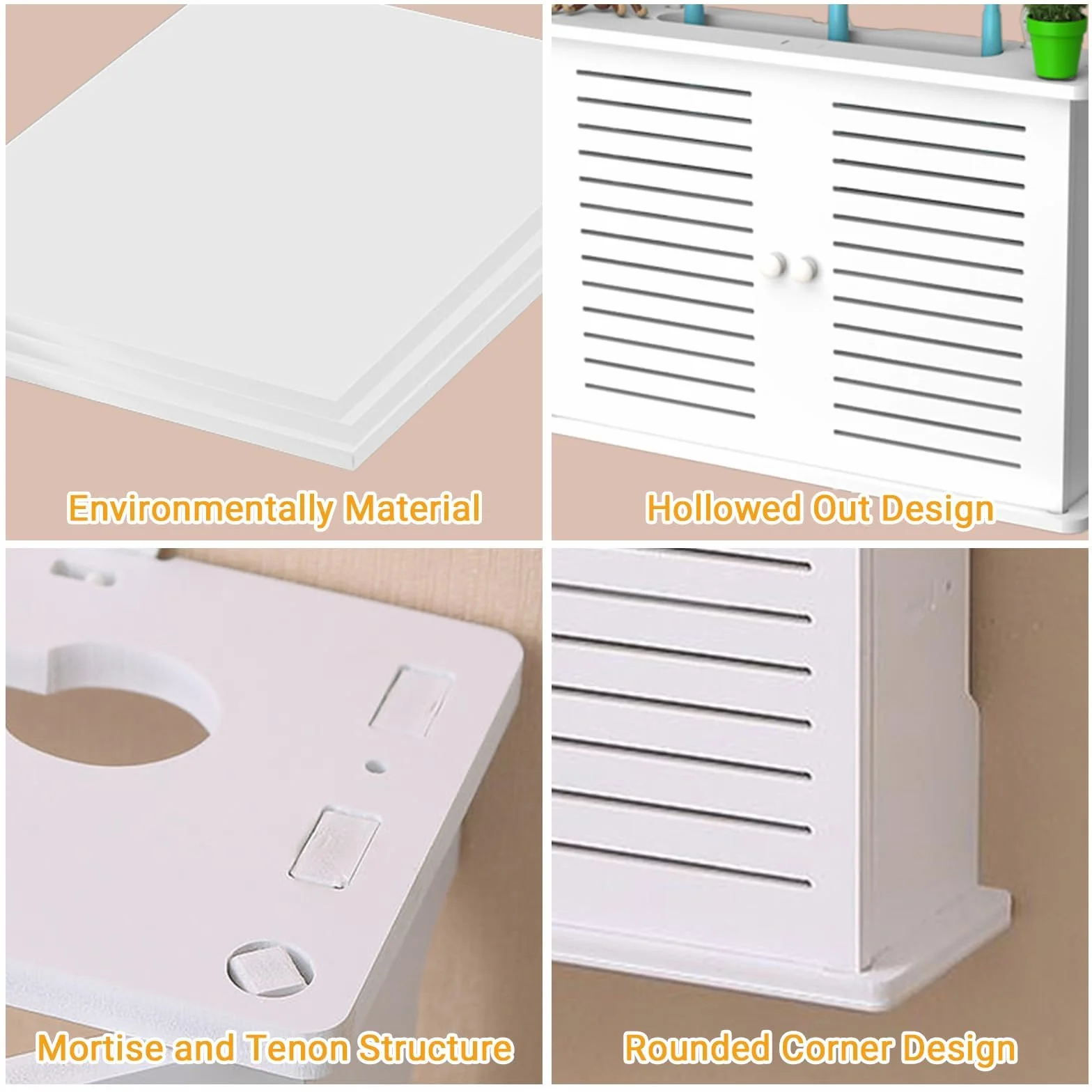 Router pudełko do przechowywania na ścianę, router Wi-Fi, regał ścienny, regał do przechowywania, ukryty wieszak ścienny, kabel TV, pudełko do przechowywania WiFi, do przechowywania na ścianie w domu