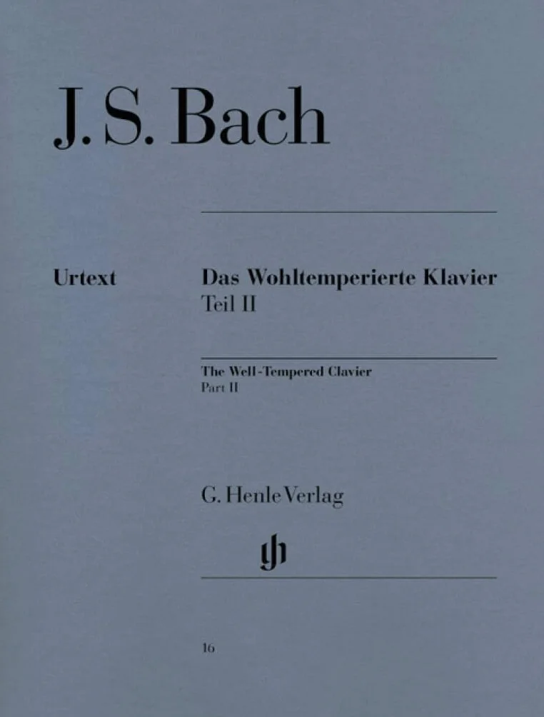 Jean sebastien bach : le clavier bien tempere vol. 2 - avec doigtes - bwv 870-893 - piano: Das Wohltemperierte Klavier Teil II. Instrumentation: Piano solo