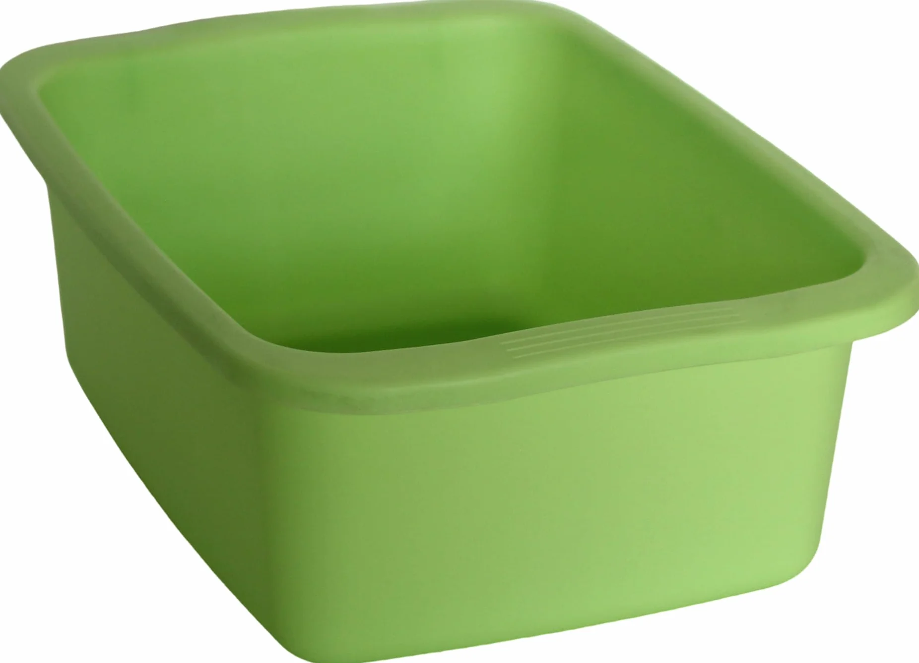 Macchiavelli prostokątna zielona umywalka. Plastikowa miska o pojemności 10L. Wielofunkcyjna taca mierzy 42 x 31 x 15,5 cm