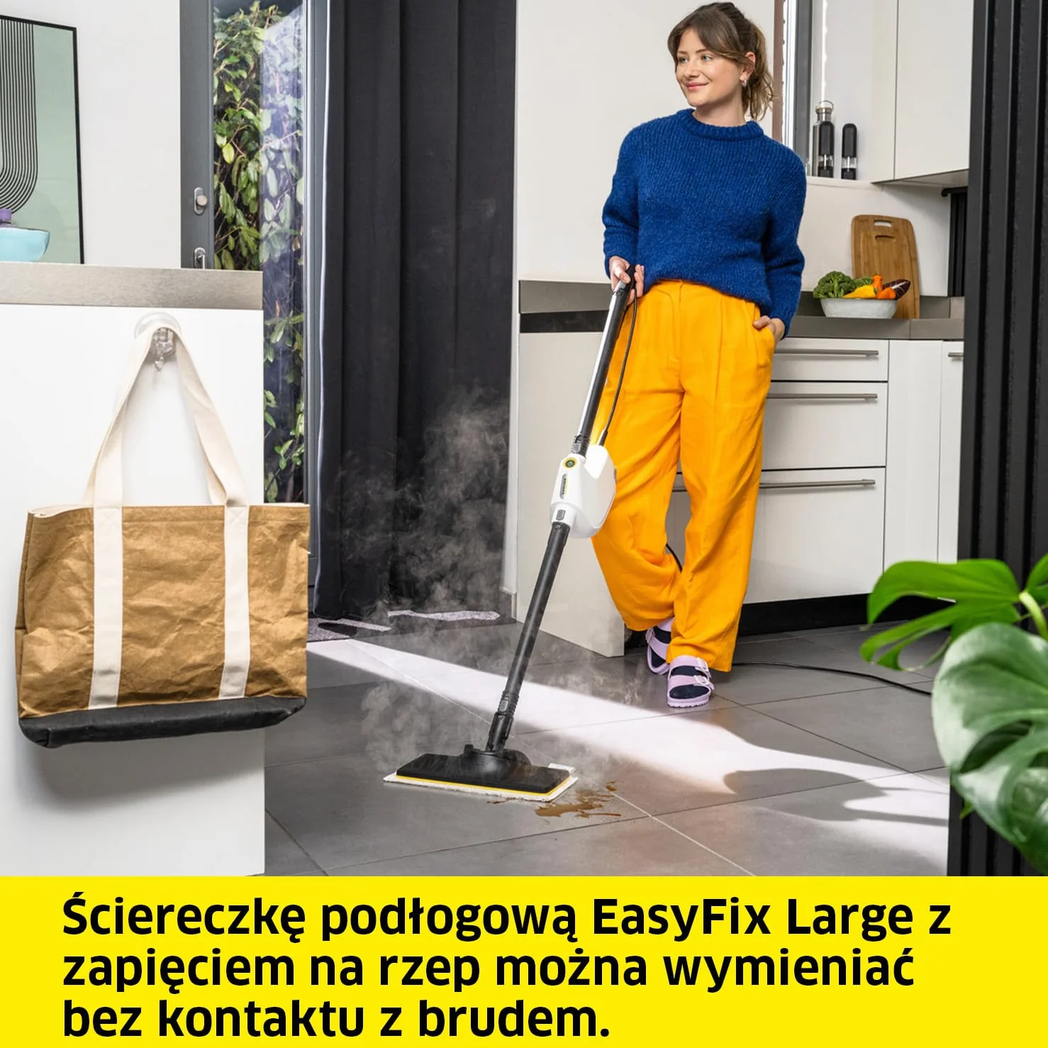 Kärcher Parownica SC 1 Multi & Up, czas nagrzewania: 30 s, moc grzewcza: 1300 W, moc powierzchniowa: 30 m², zbiornik: 200 ml, idealnie dopasowana do indywidualnych wymagań