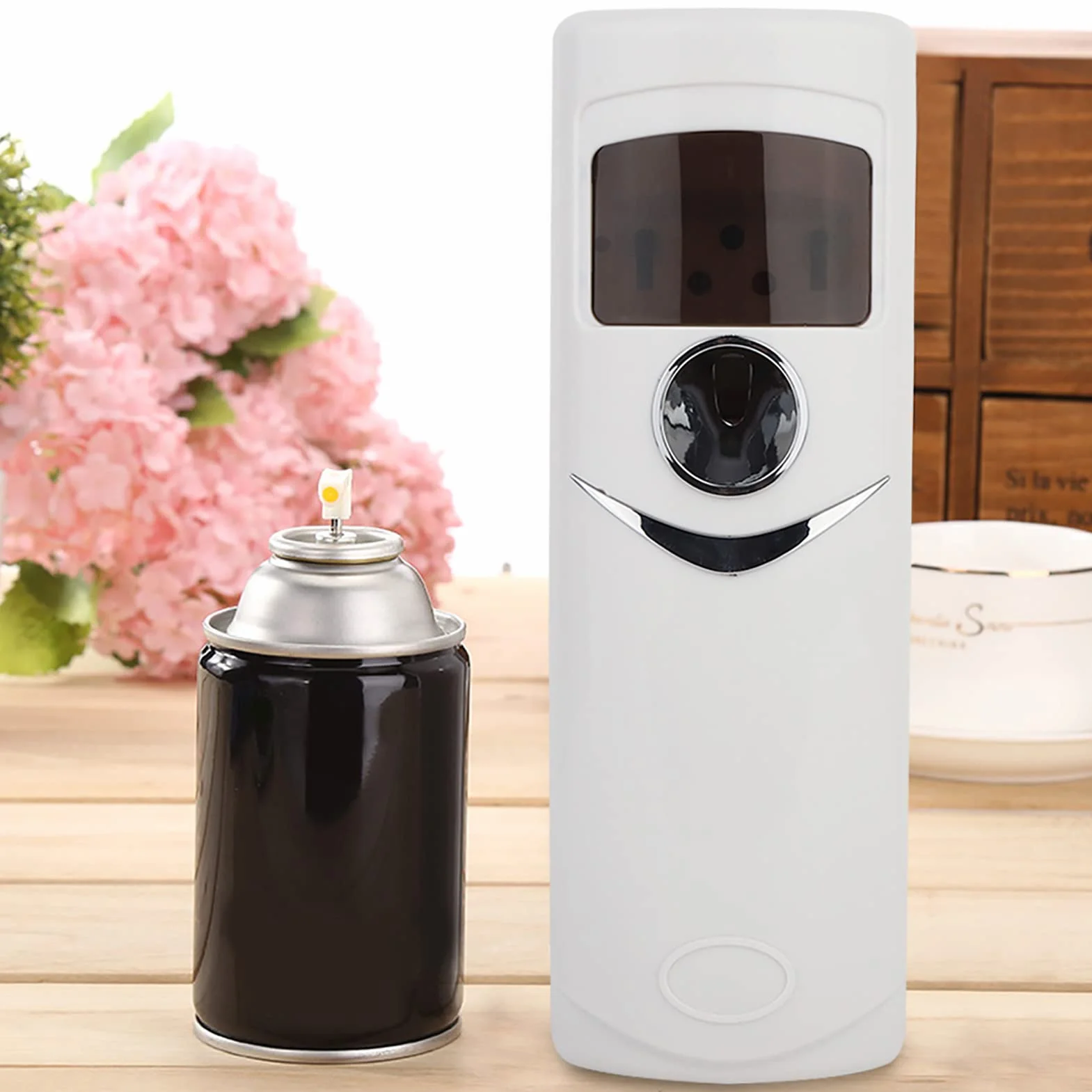 Automatyczny Dozownik Odświeżacza Powietrza w Sprayu, Elektryczny Automatyczny Dozownik LCD Bez Sprayu Aromatyczny Dozownik Odświeżacza Powietrza Dozownik Zapachów do Pokoju