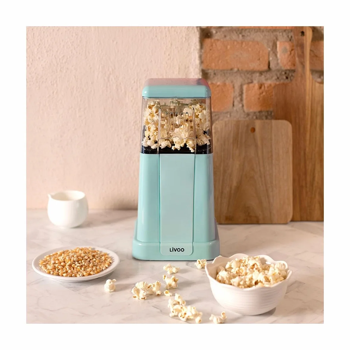 LIVOO Maszyna do popcornu 1200W DOM497 ochrona przed przegrzaniem