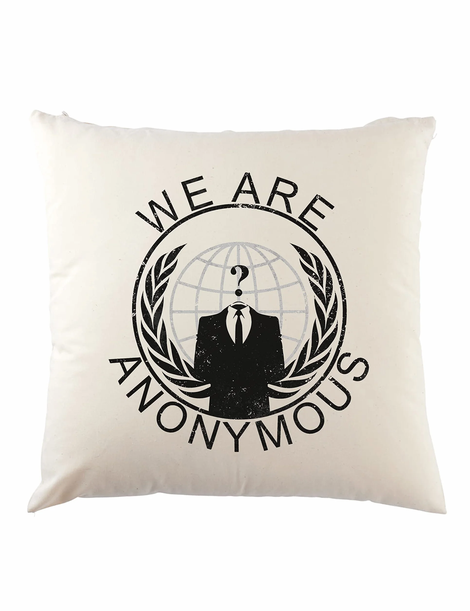 Urban Backwoods Anonymous Vintage Globe Logo poduszka dekoracyjna