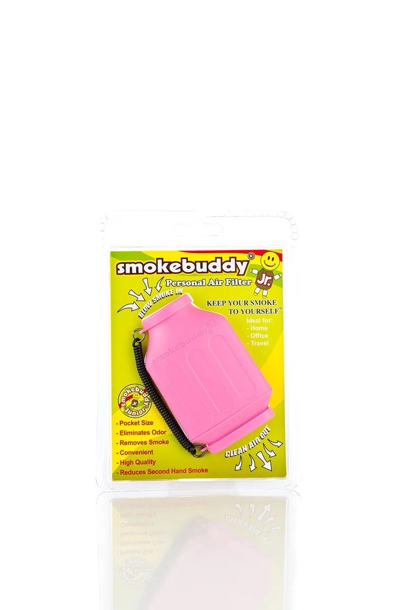 Różowy osobisty filtr powietrza smokebuddy Jr