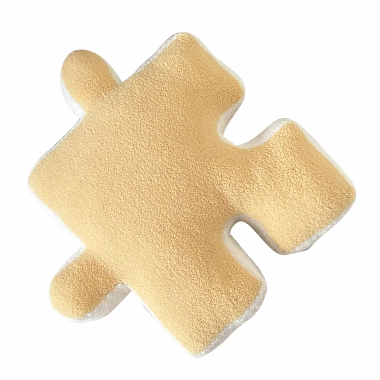 Pluszowy Rzut poduszką Ultra miękką Puzzle Poduszka Specjalna do Sofy Okno łóżka Wystrój Domu (YELLOW)