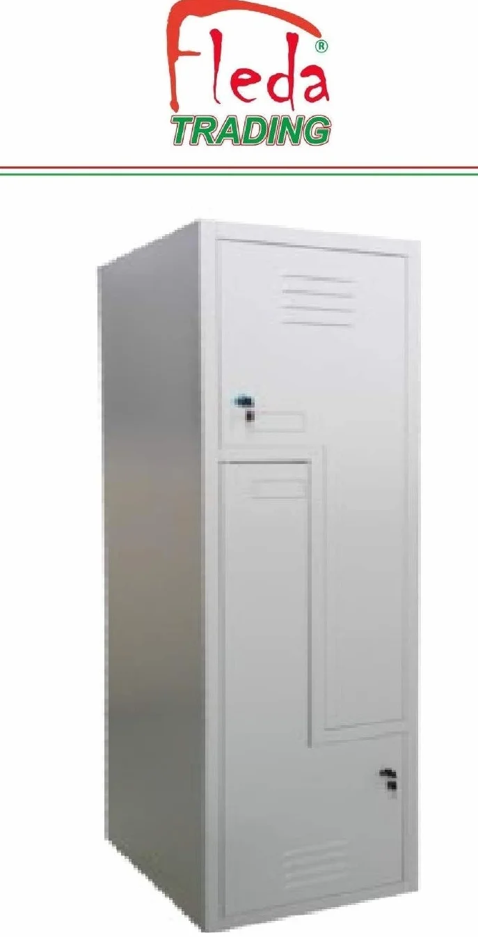 Szafka garderoba z drzwiami Z 2-osobowa szafka zapisz przestrzeń metalowa dim.cm.36x50x170