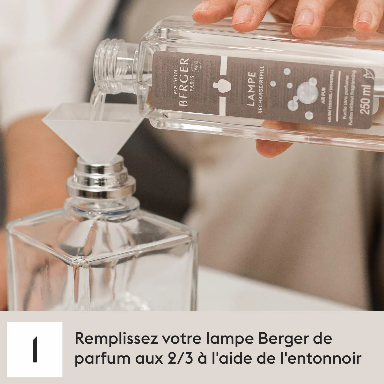 Maison Berger Lampa Berger Air Pur 3P Burner - wysoka wydajność - ulepszone rozpraszanie zapachów - wyprodukowano we Francji