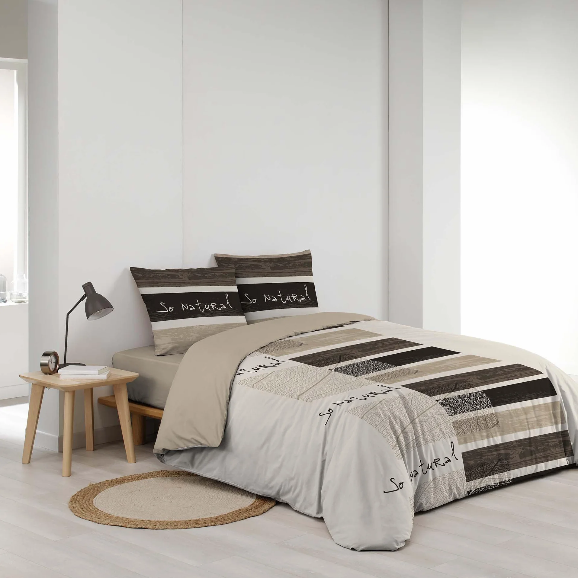 douceur d'intérieur, 3-częściowy zestaw (260 x 240 cm) So Natural, 100% bawełna