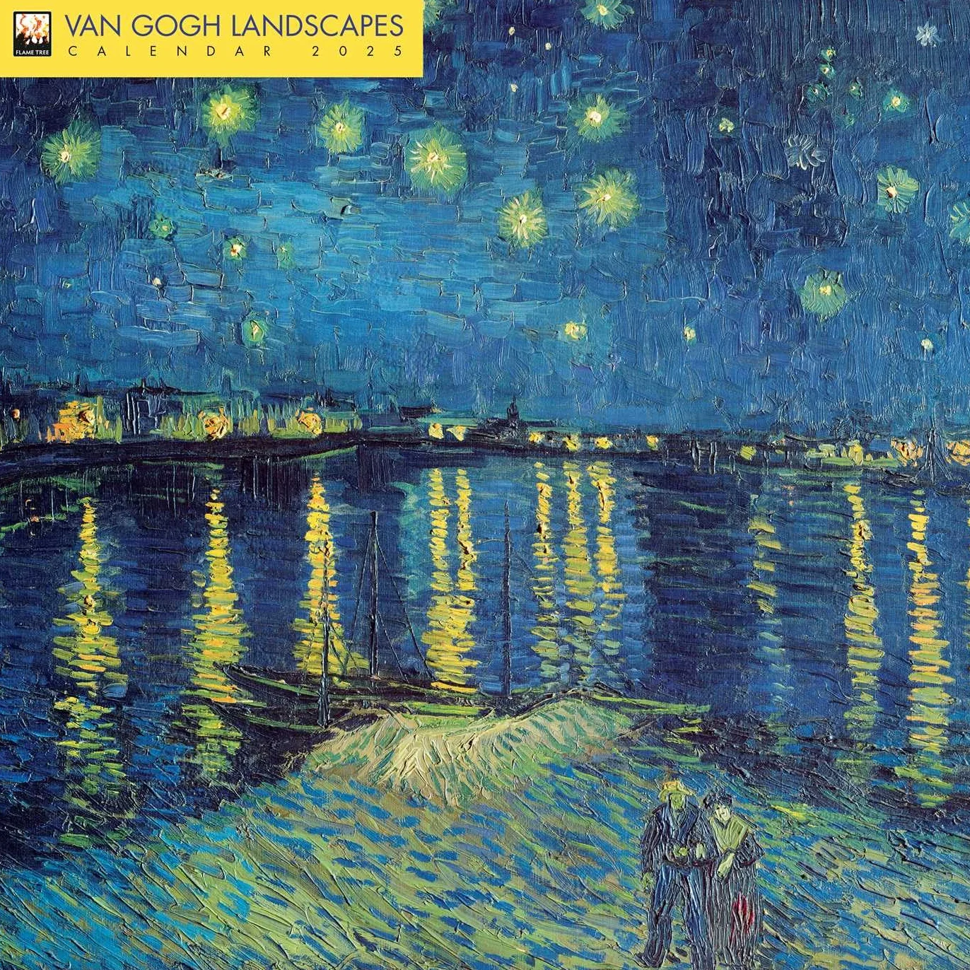 Vincent van Gogh Landscapes Wall Calendar 2025 (Art Calendar): Original Flame Tree Publishing-Kalender [Kalender]