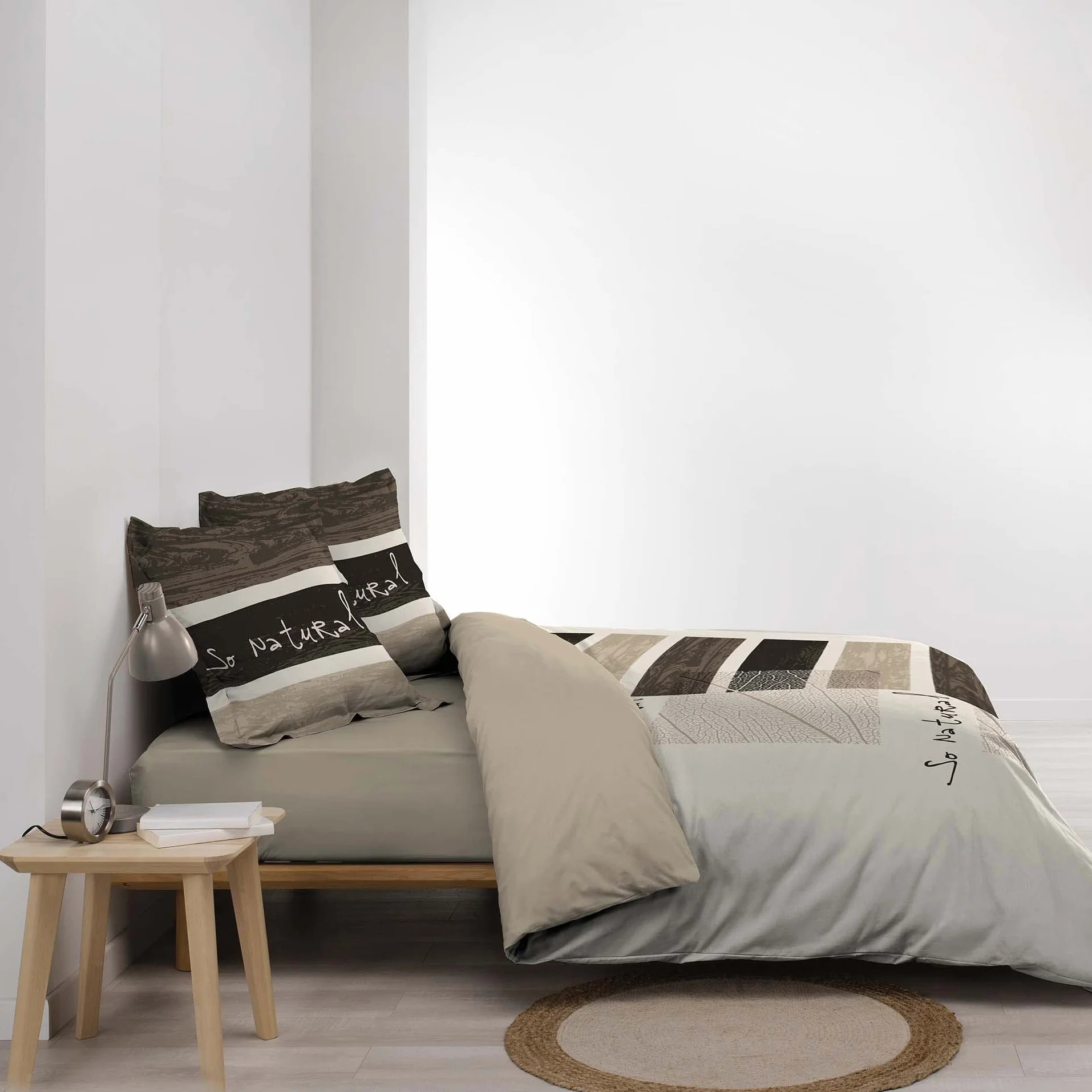 douceur d'intérieur, 3-częściowy zestaw (260 x 240 cm) So Natural, 100% bawełna