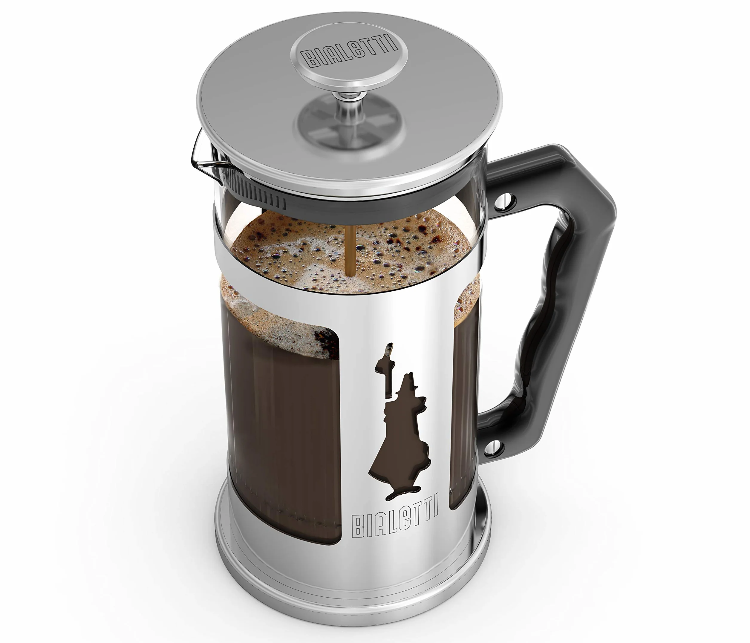 Bialetti Zaparzacz do Kawy, Czarny/Srebrny
