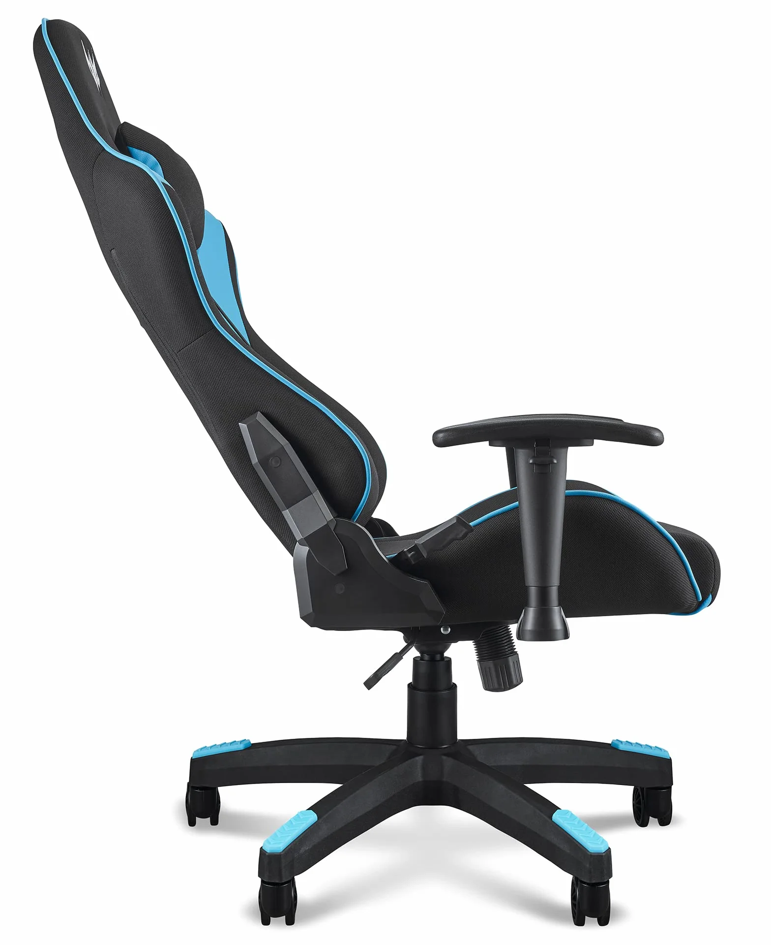 Acer Predator Rift Lite fotel gamingowy PGC110 (podłokietniki 2D, regulacja wysokości, odchylane oparcie, podparcie lędźwiowe, maksymalna nośność 120 kg, skóra PCW, czarny)