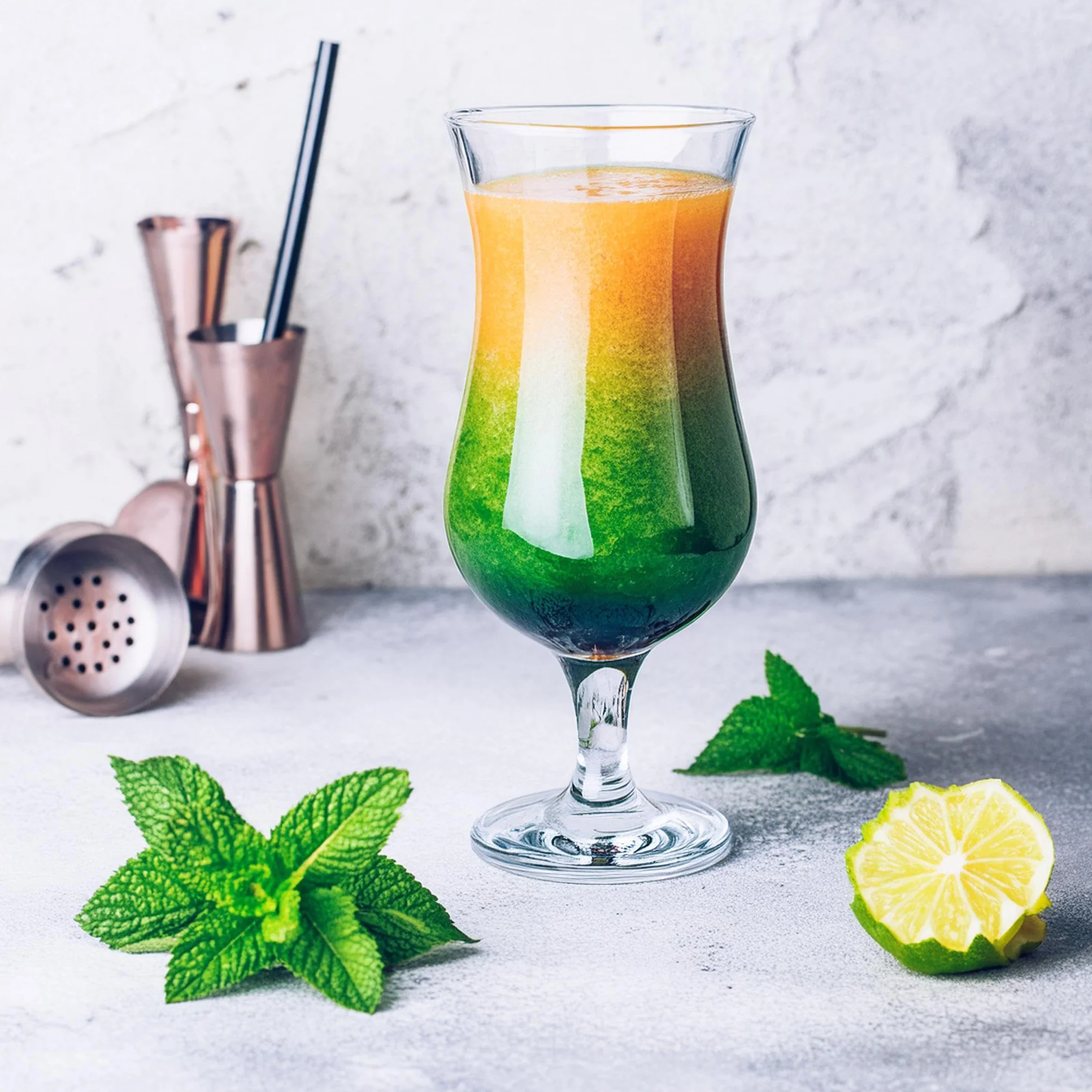 Glasmark KROSNO, Zestaw 6 Szt. Kieliszków do Koktajli i Drinków, 420ml, Pina Colada, Long Drinki, Milkshake, Szkło Wysoki Połysk