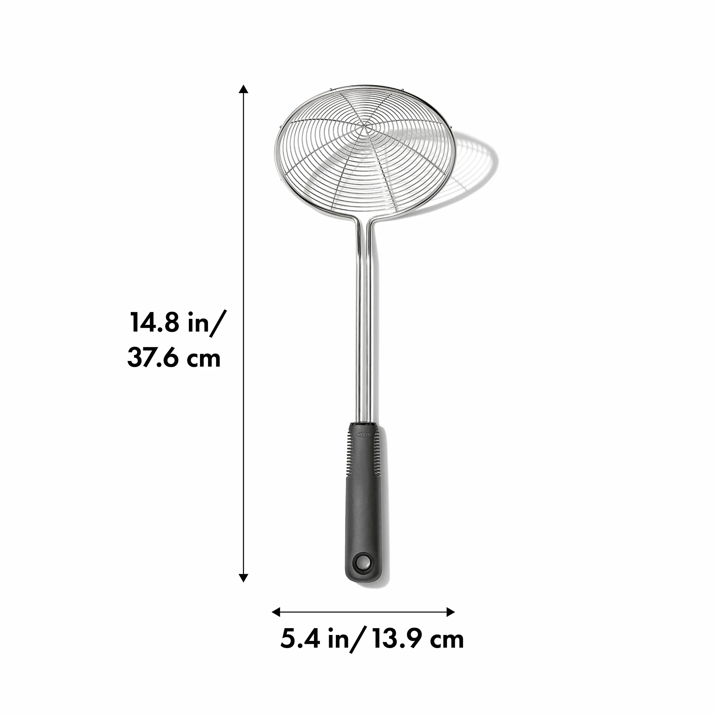 OXO GG SKIMMER SCOOP AND STRAIN - EURO TAG, metalowy