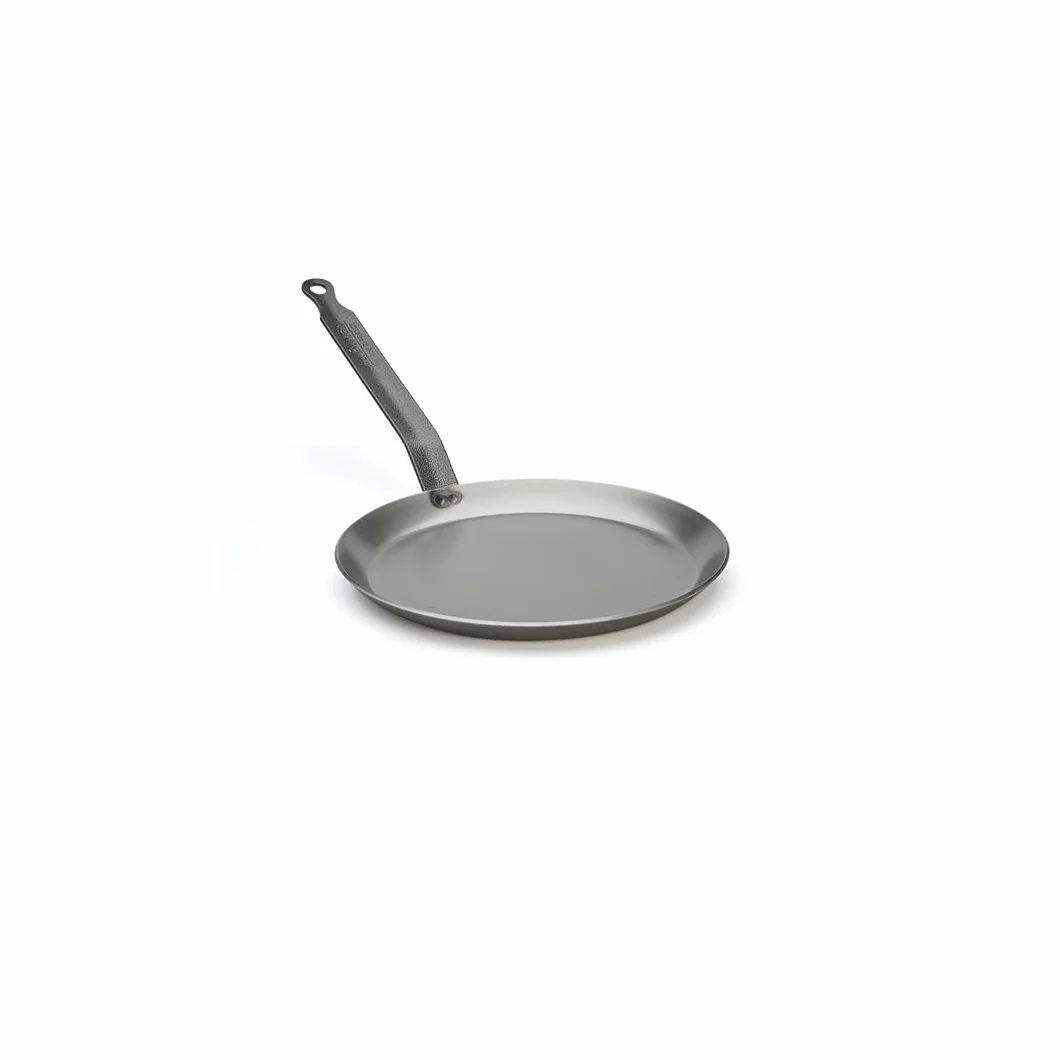de Buyer - Patelnia do naleśników CARBONE PLUS z ciężkiej stali żelaznej - 22 cm - 5120.22