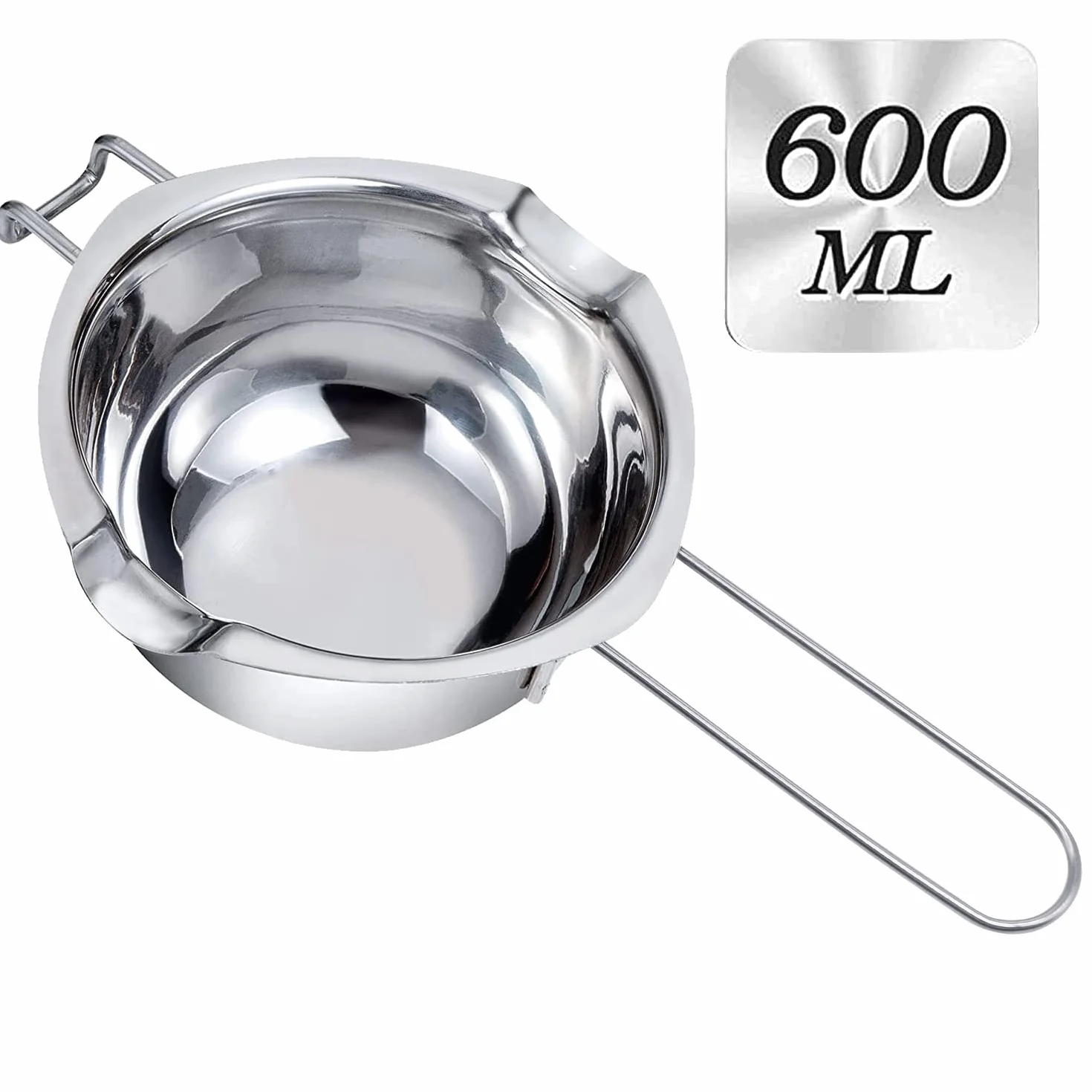 Tygiel ze stali nierdzewnej 304 600 ml podwójny garnek do topienia czekolady wosku cukierków świec