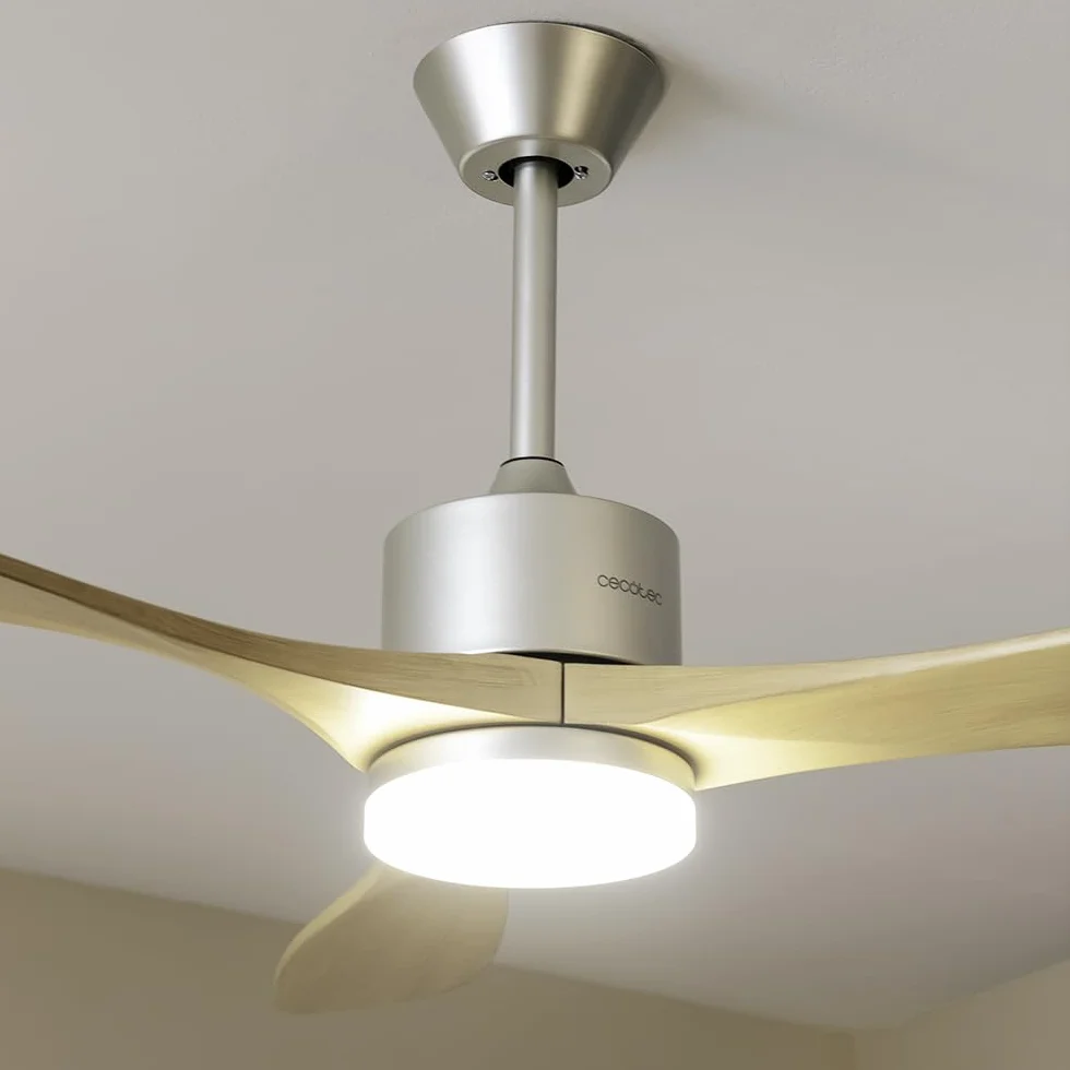 Cecotec Wentylator sufitowy EnergySilence Aero 5290 Golden pro 40 W z silnikiem 48 ”DC ze światłem LED 3 dostępnych kolorów