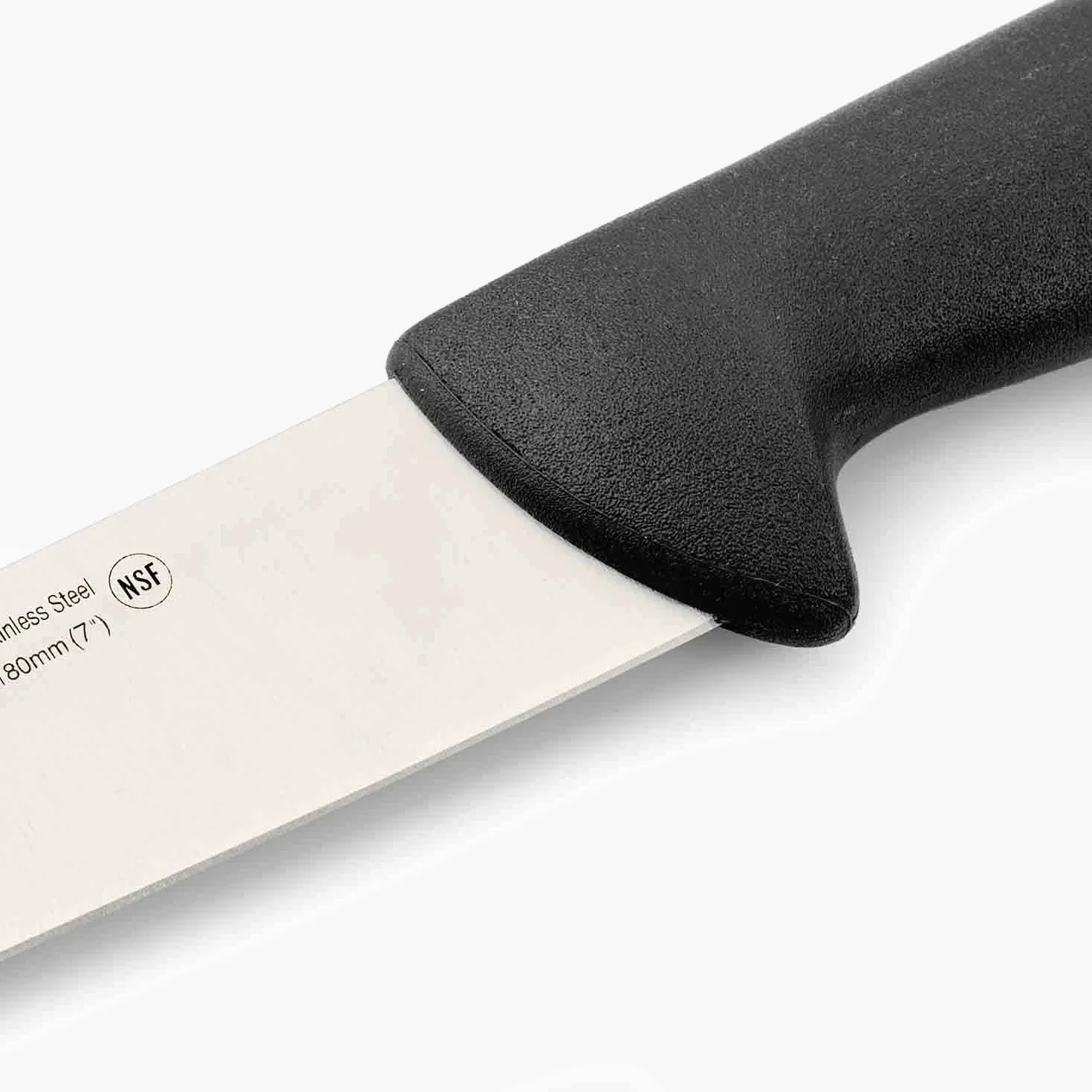 Arcos seria 291625 2900-rzeźnik stek nóż - ostrze nitrm 180 mm (7,09 cala) - uchwyt polipropylenowy czarny kolor, 18/8 stal nierdzewna