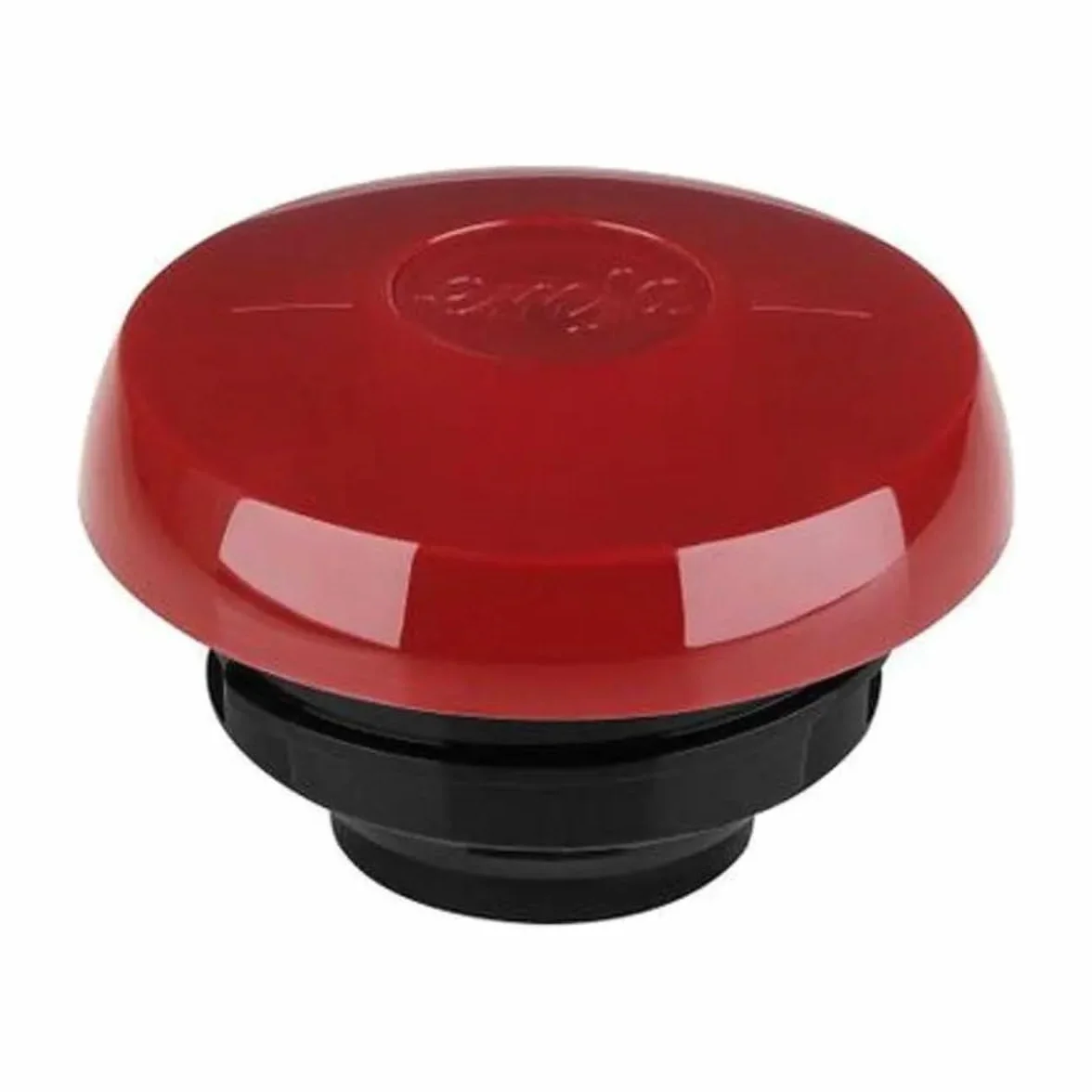 Emsa N40117 Samba termos | 1,5 litra | zamknięcie Quick Press | 12 h gorący i zimny przez 24 h | przezroczysty/czerwony