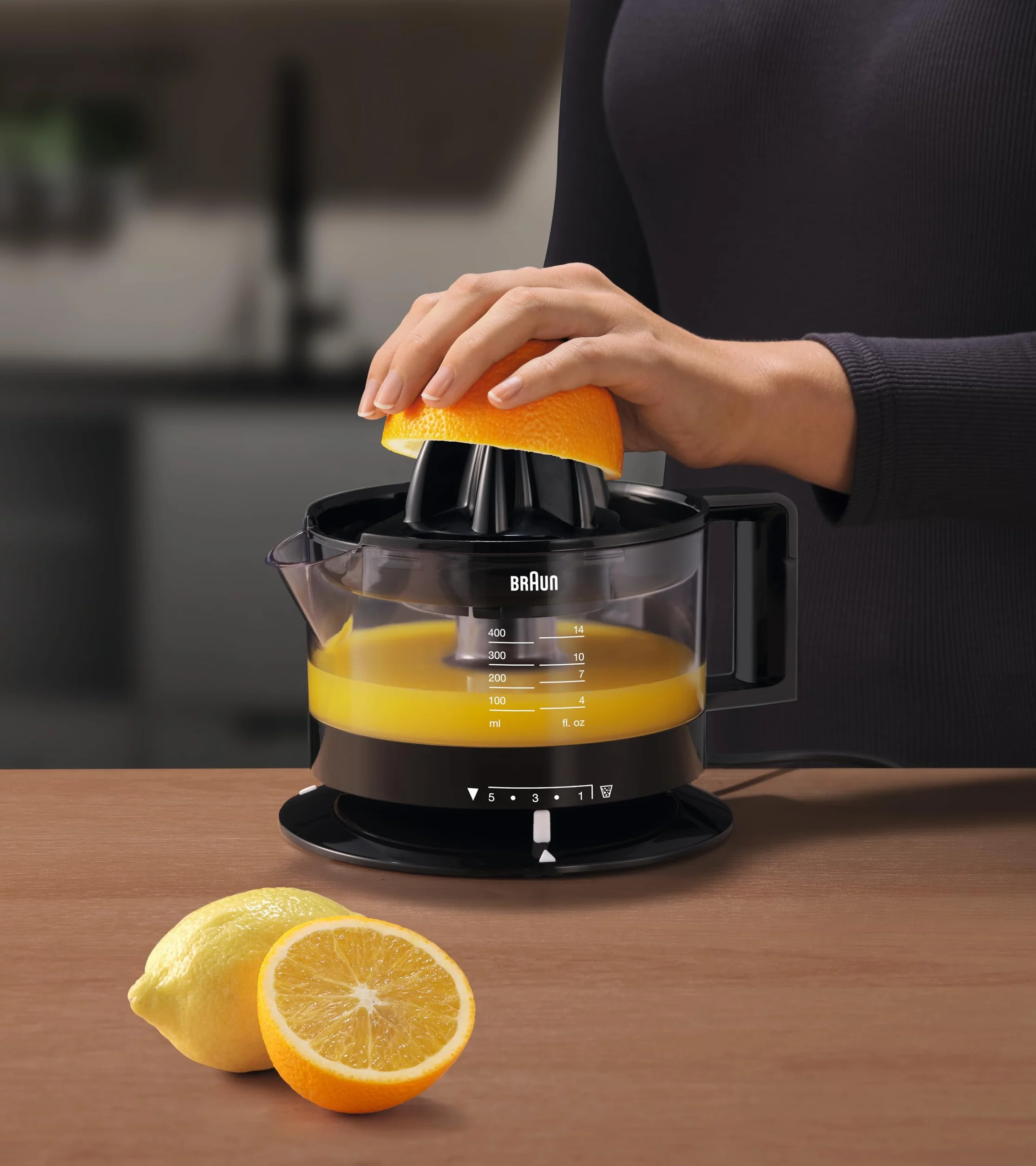 Braun CJ3000 BK Wyciskarka do cytrusów z miską