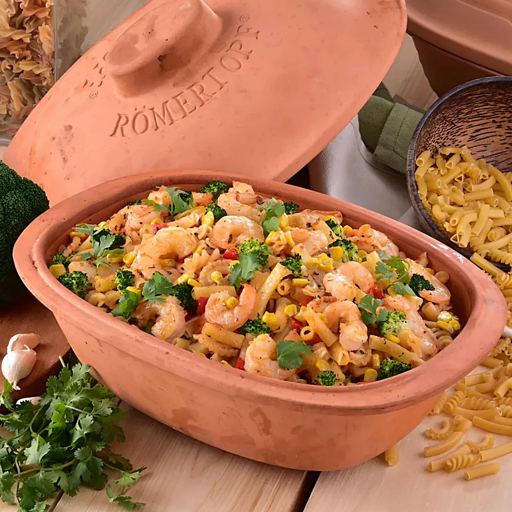 Römertopf ceramiczna brytfanna Trend parowar 3,5 litra, naturalny odcień
