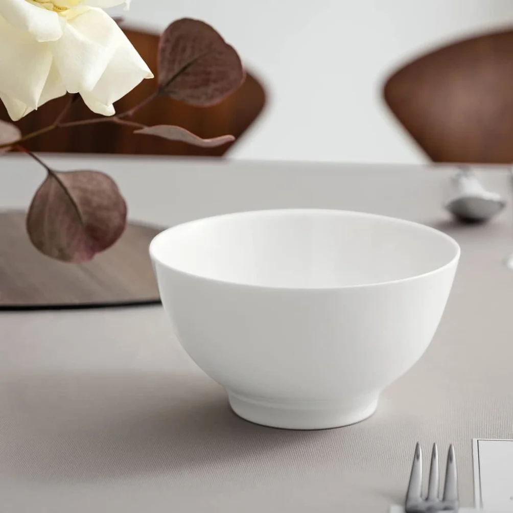 Villeroy und Boch - Royal miska, 750 ml, 15 cm, stylowo serwować i cieszyć się, porcelana premium, nadaje się do mycia w zmywarce, do kuchenki mikrofalowej, biała