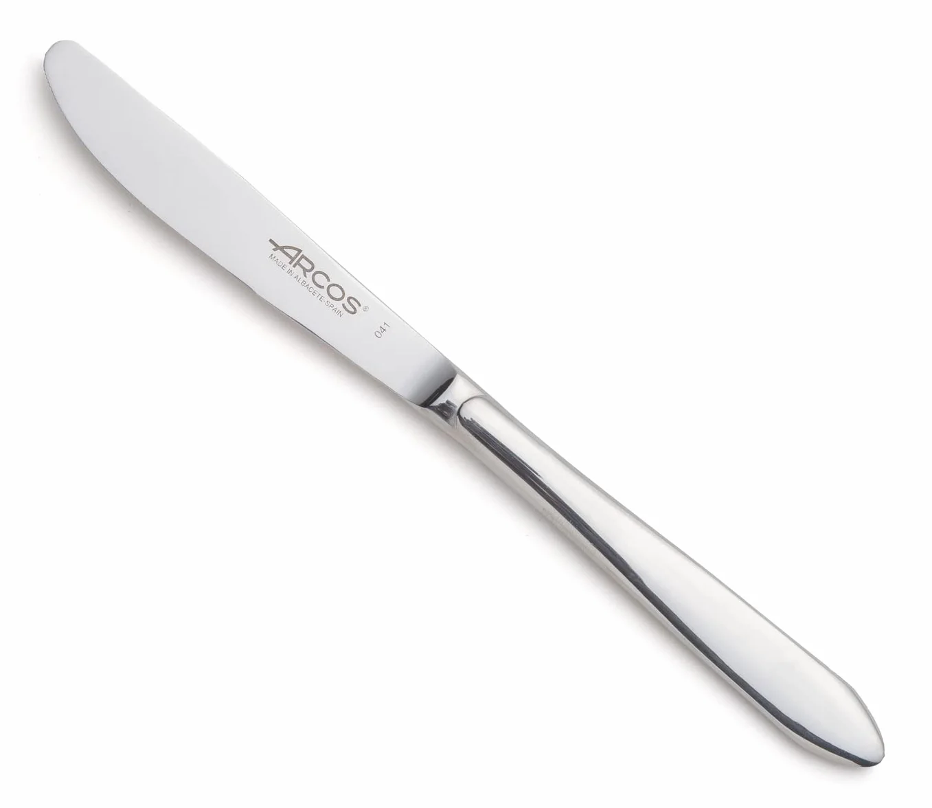 Arcos seria 560600 Berlin-deser nóż stołowy - monoblok jednoczęściowego ze stali nierdzewnej 90 mm (3,54 cala) srebrny kolor, 18/8