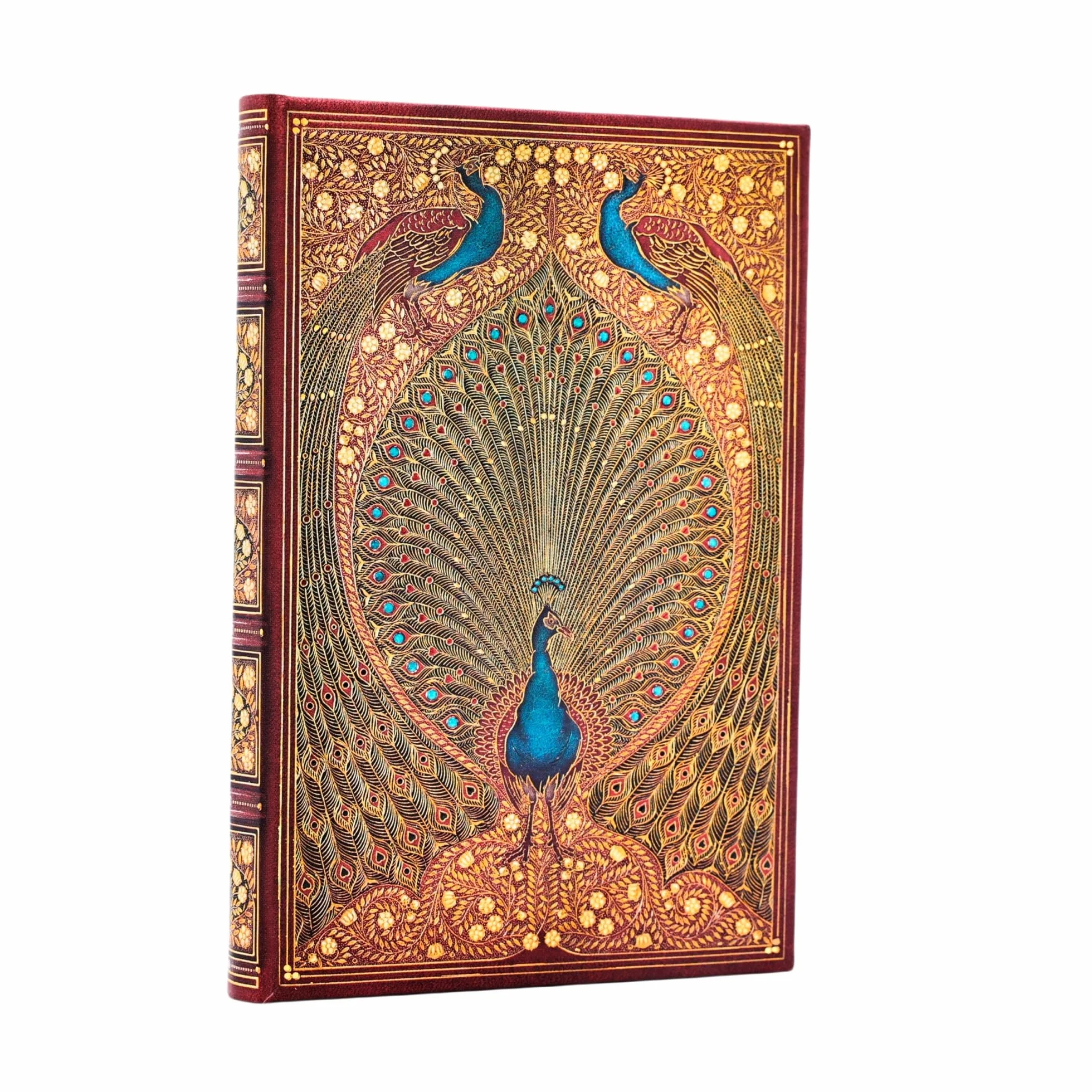 Carnet rigide Paperblanks Les Paons de Hafiz Mini Ligné 176p.