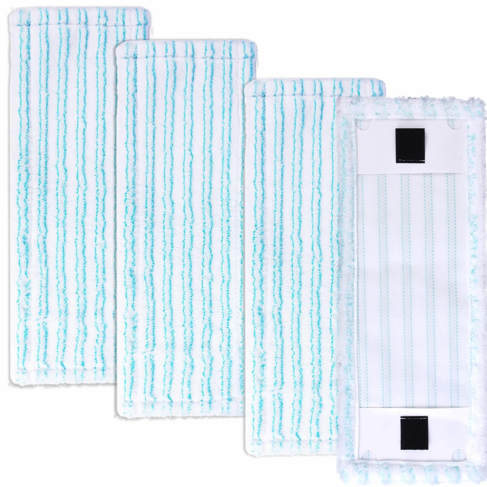 4 Sztuk Wycieraczek Podłogowych do Clean Twist M Ergo 2.0, 2 Rodzaje systemu z mikrofibry, zamiennik do wszystkich podłóg, efektywna absorpcja wody, silne odkażanie