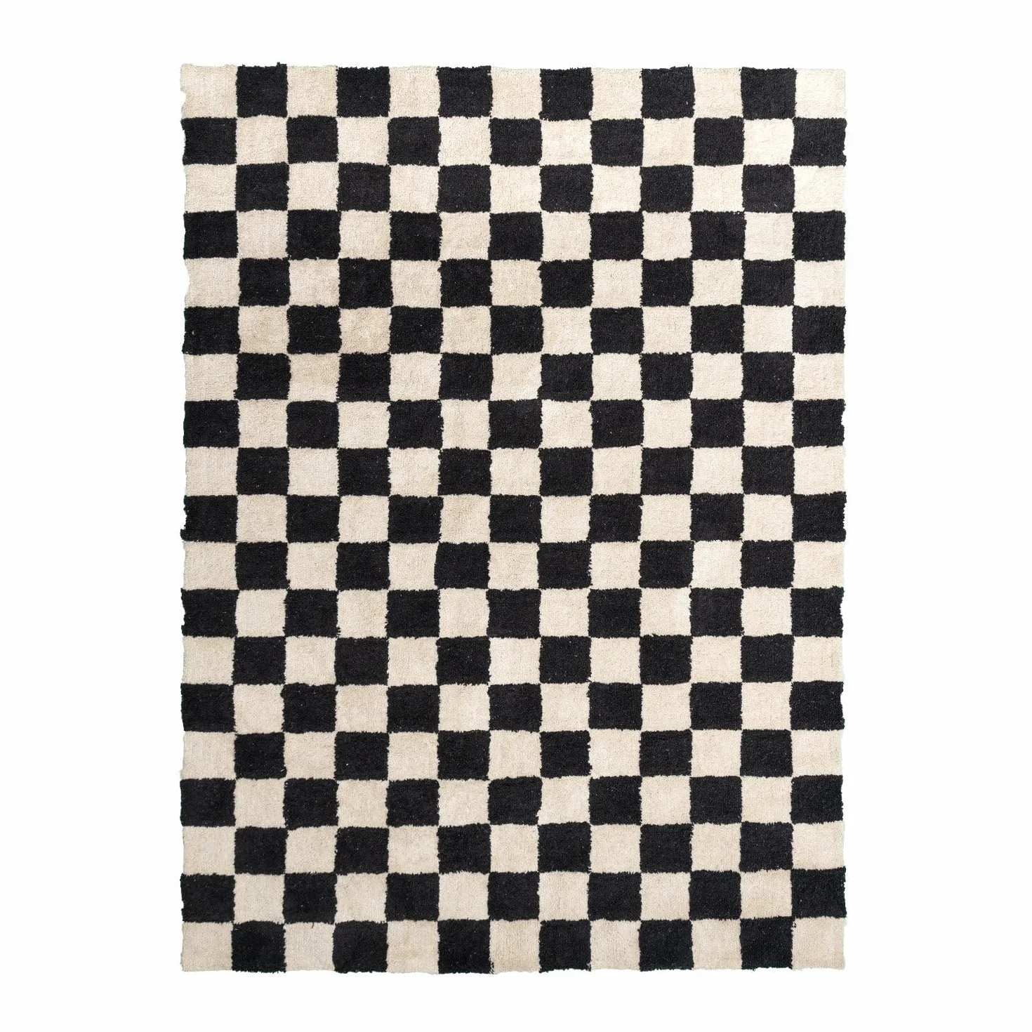 FRAAI | Home & Living Dywan Retro - Gambit Czarny/Biały - Bawełna - Nowoczesny, Retro - Dywan