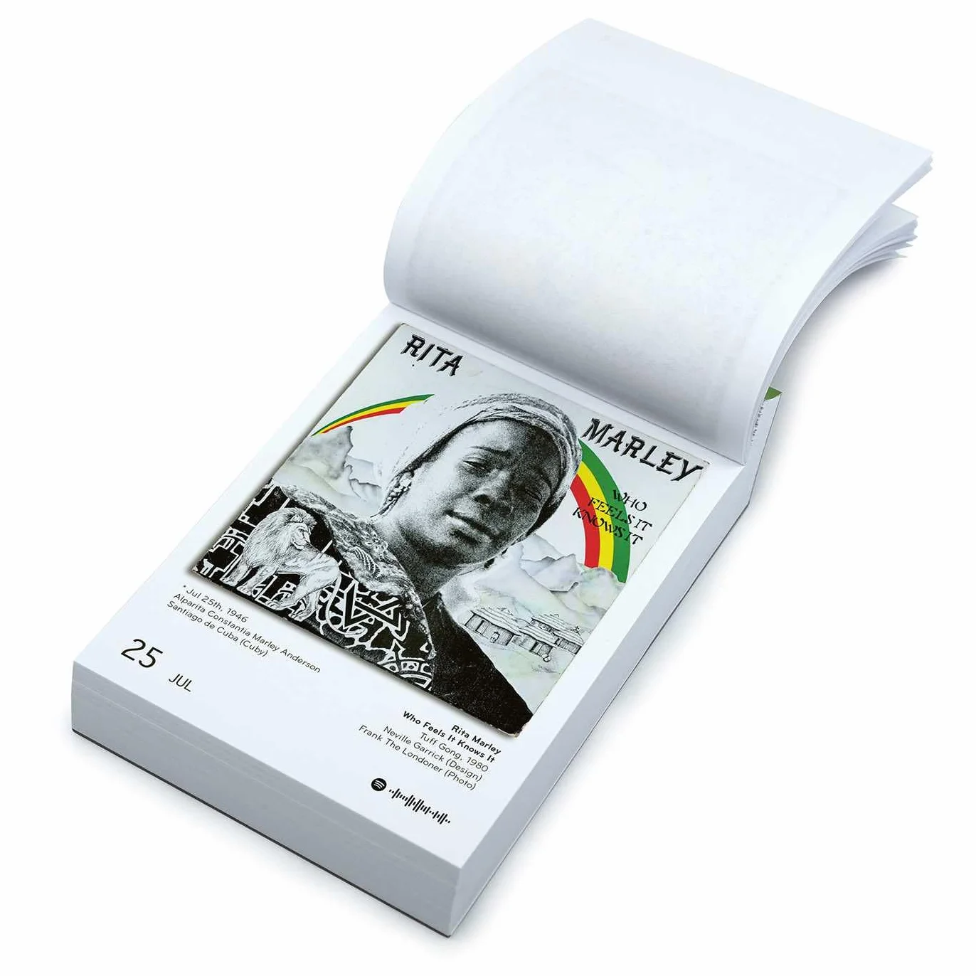 The Art of Reggae Covers: Tagesabreißkalender mit 366 Best-of Reggae Vinyl Covern aus über 6 Jahrzehnten. Zusätzlich mit praktischen Spotify Codes.