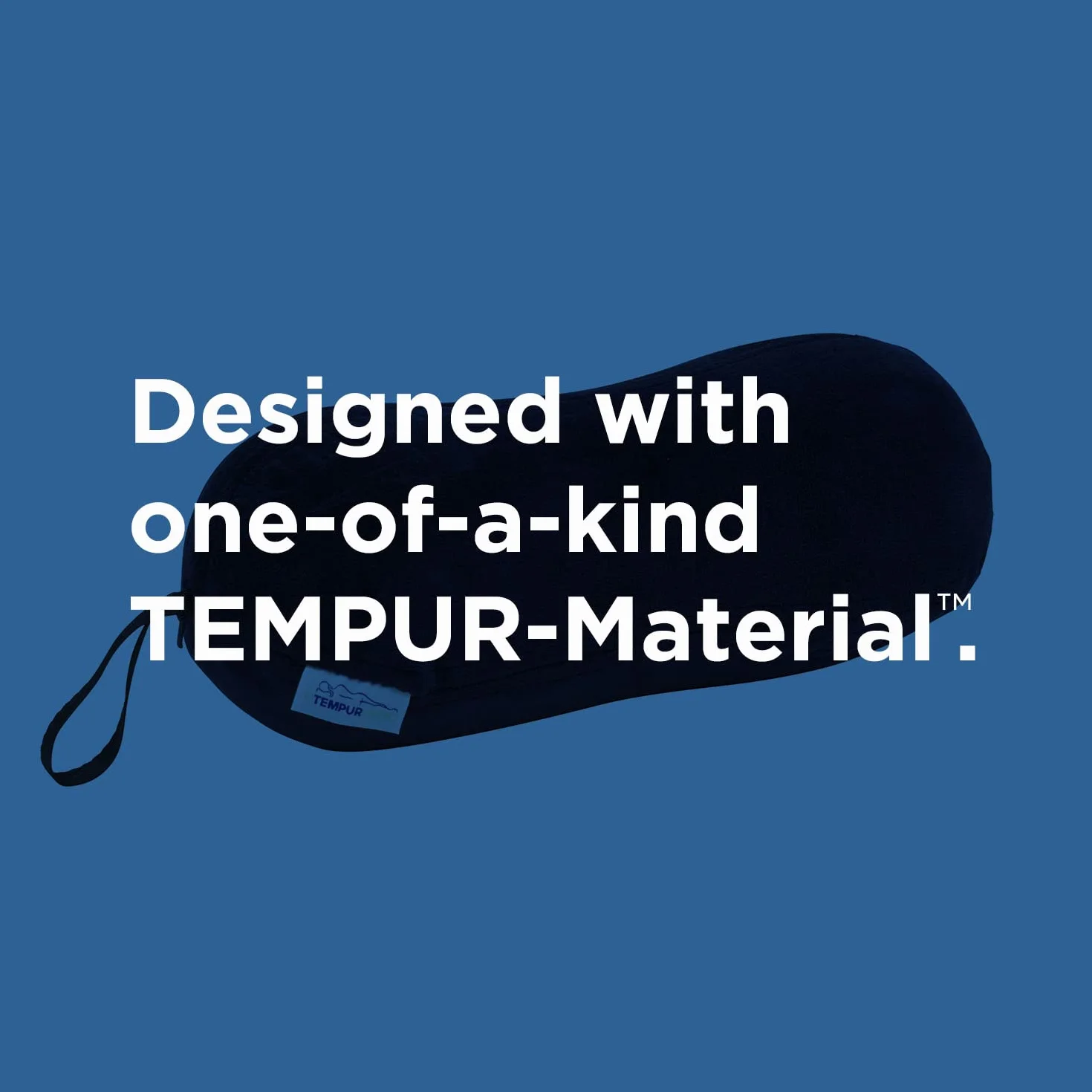 TEMPUR-PEDIC Poduszka uniwersalna, granatowy, S