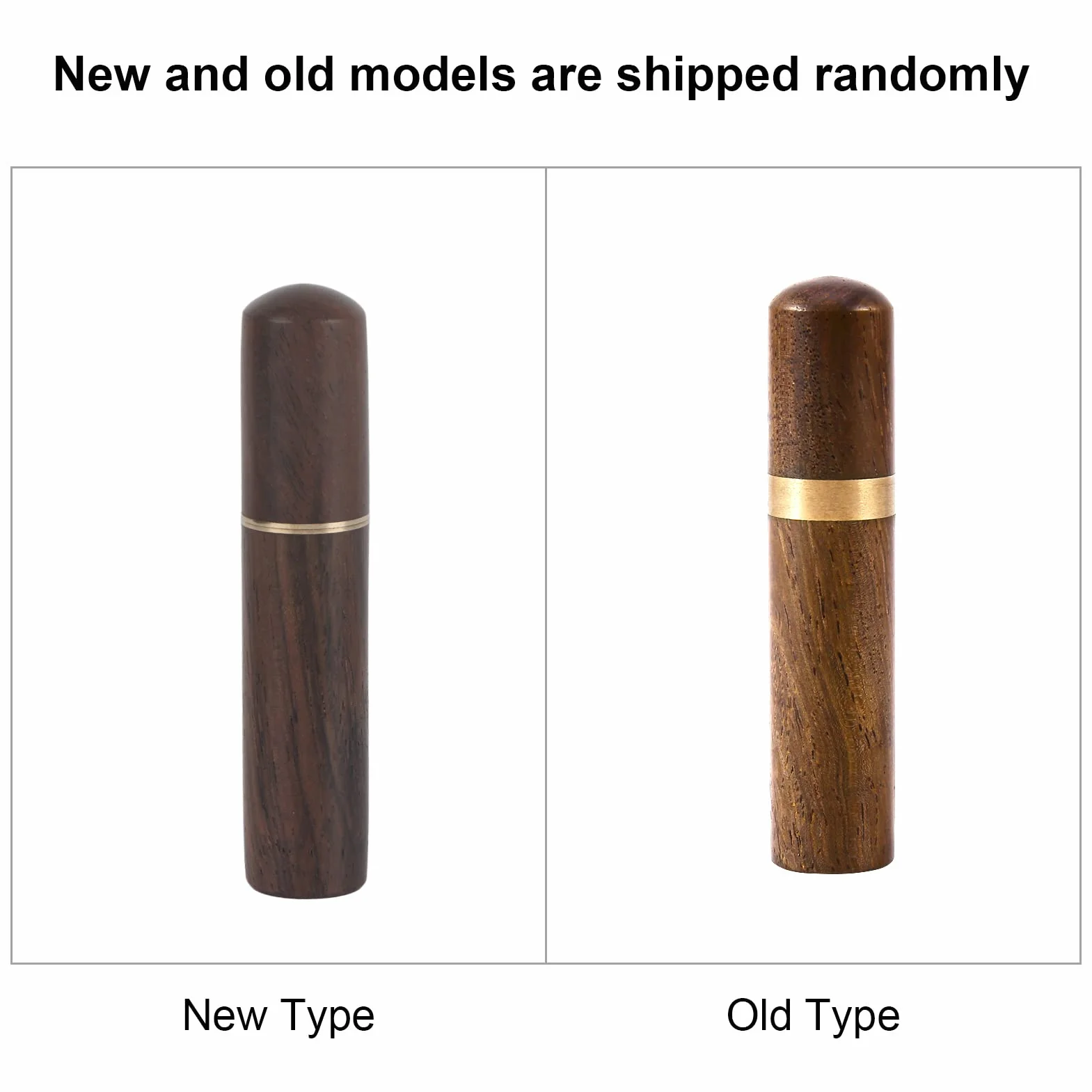 Drewniane pudełko na wykałaczkę ręczne Uchwyt na etui na wykałaczkę Przenośny pokrowiec na kapsułki (Materiał : Blackwood)