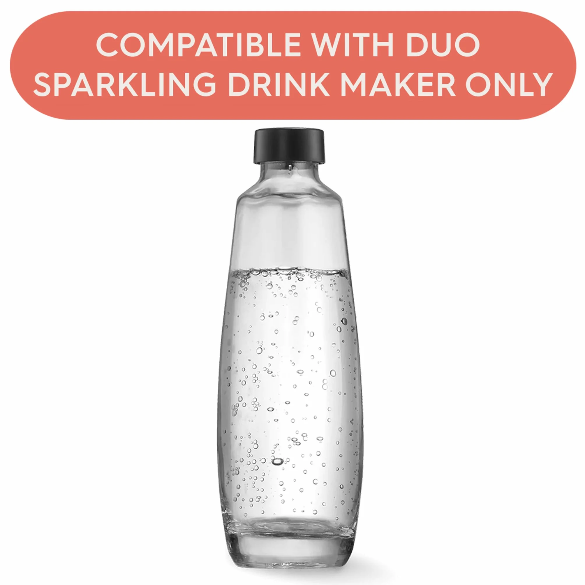 Sodastream Duo Butelka, Czarny, 1 l