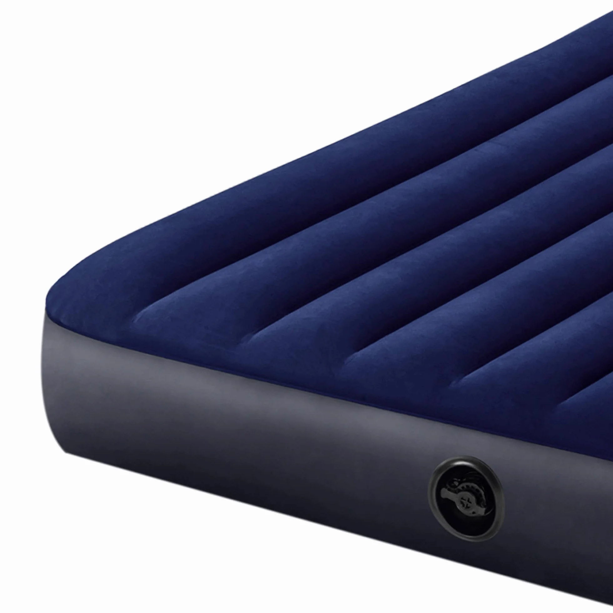 Intex Nadmuchiwany Materac 203 x 152 x 25 cm Granatowy Czarny