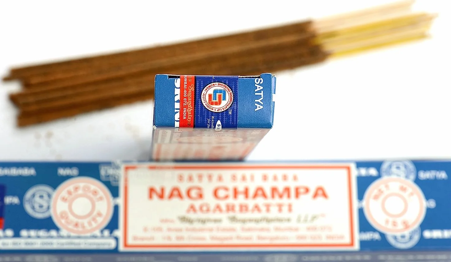 Satya Nag Champa kadzidło w patyczkach (15g x 12 paczek)