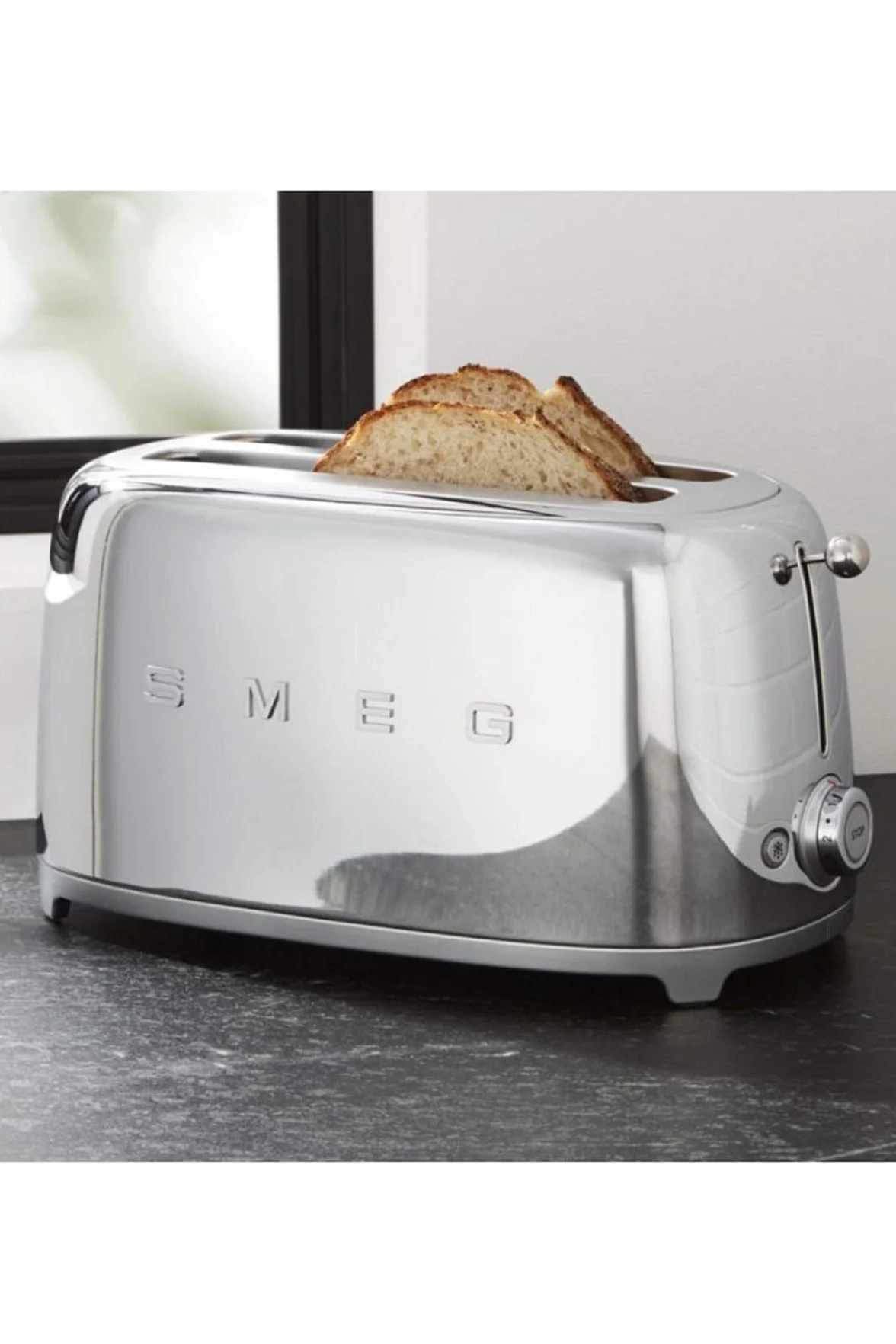 Smeg TSF02SSEU grille-pain 6 4 part(s) 1500 W Chrome