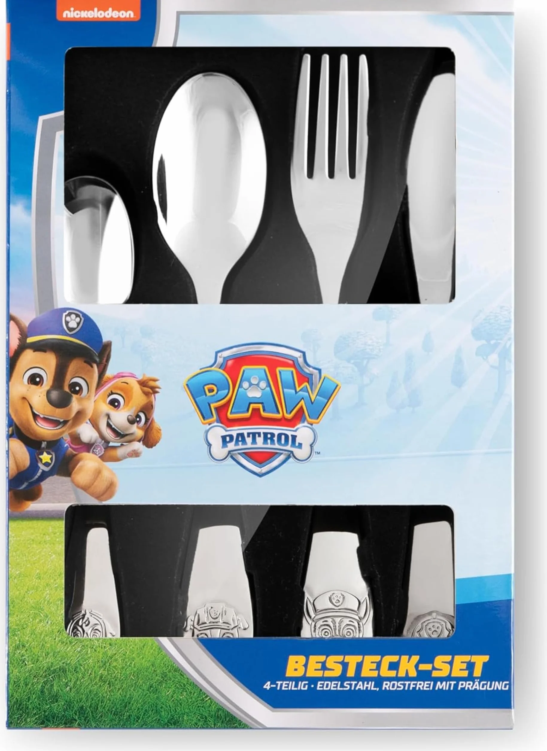 Psi Patrol 4-częściowy zestaw sztućców EDS, niebieski