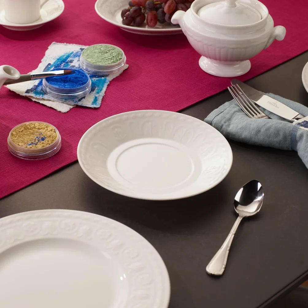 Villeroy & Boch Cellini spodek do cappuccino, porcelana premium, 18 cm
