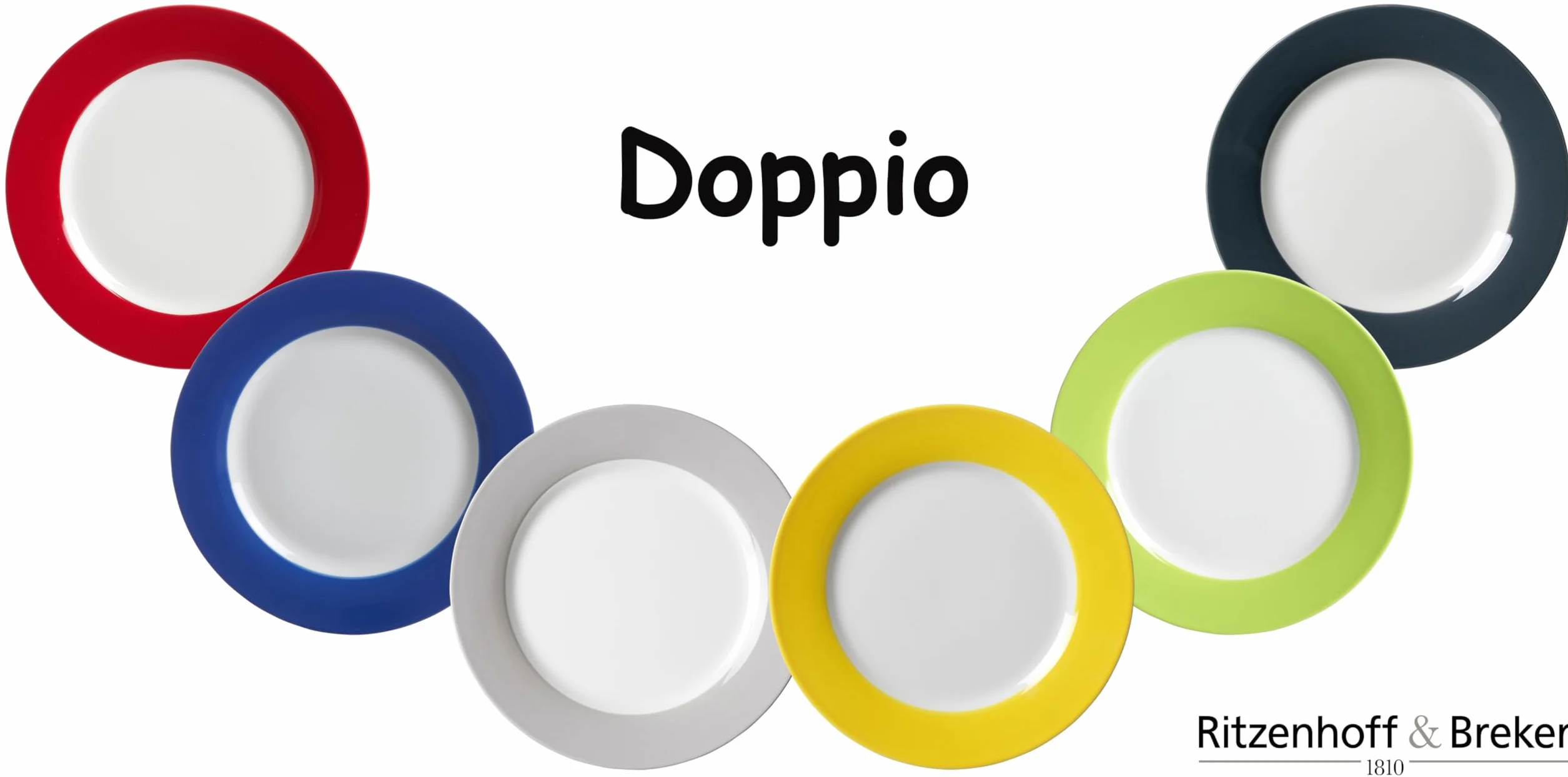 Doppio serwis do kawy, 12-częściowy, niebieski