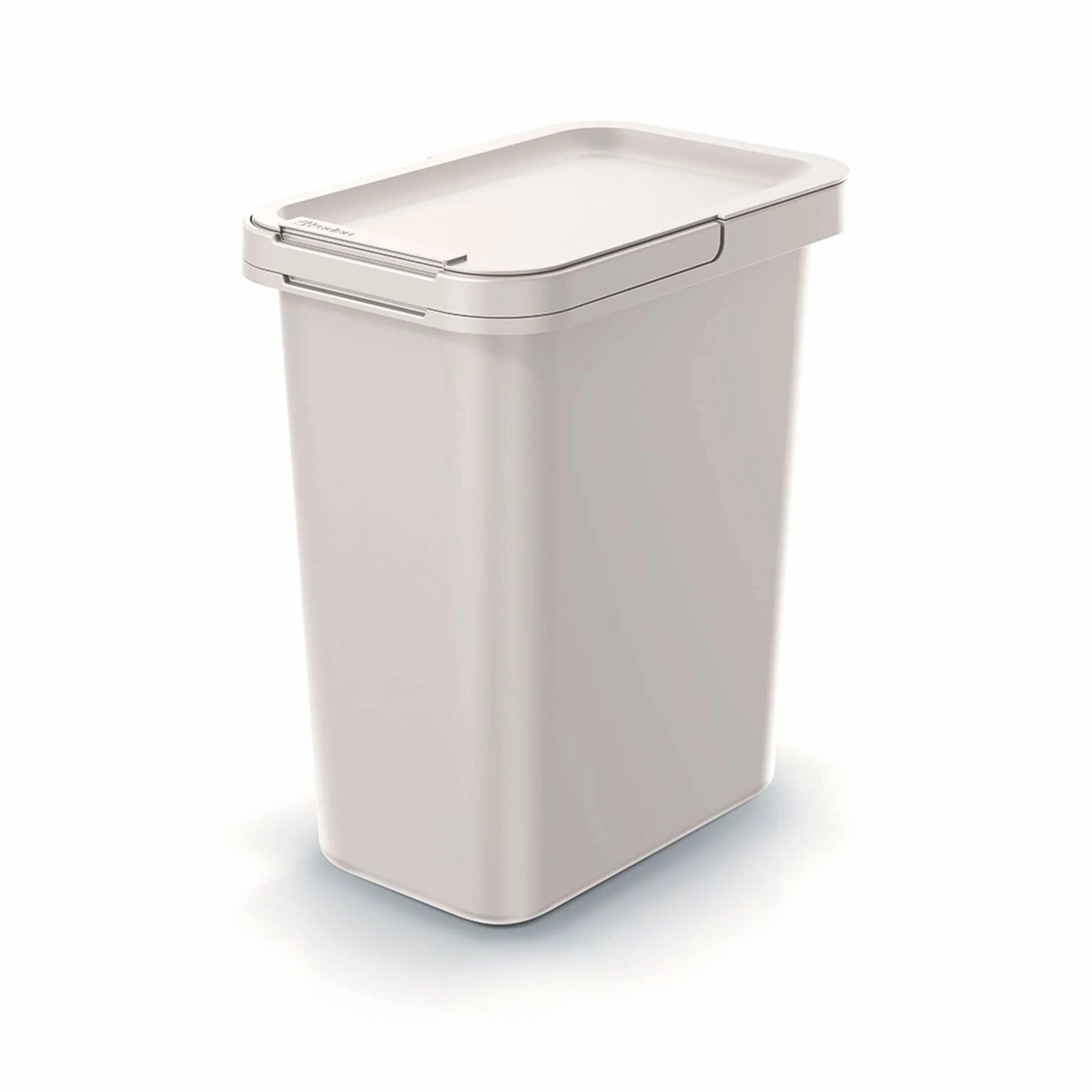 Kosz do recyklingu w kształcie kwadratu 12L biały KEDEN