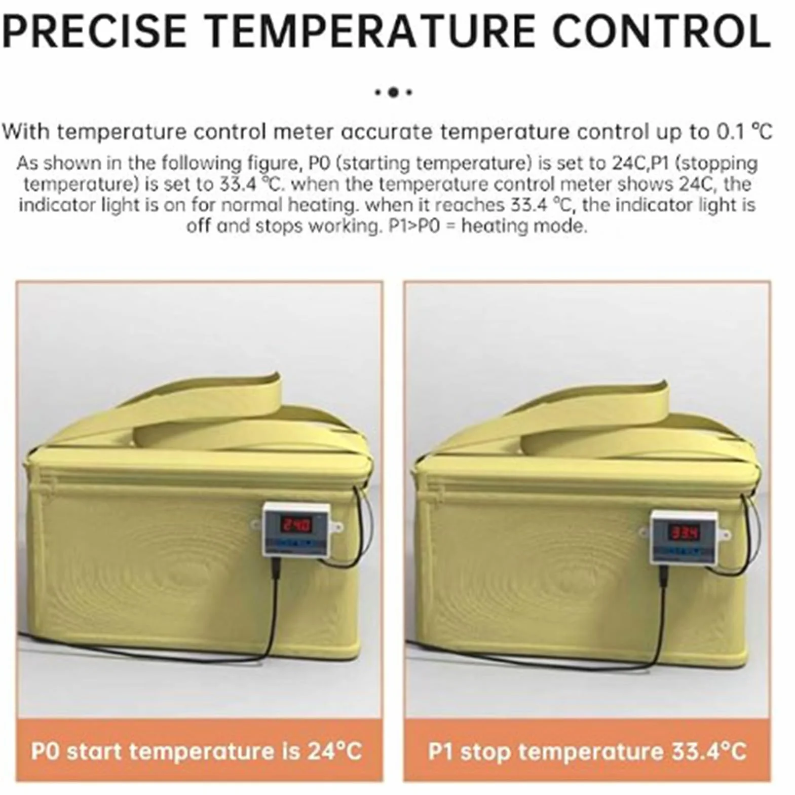 Pole fermentacyjne elektryczne, garownica ciasta | Zmywalne pudełko garownicze do wypieku chleba z kontrolą temperatury | Akcesoria do pieczenia, z funkcją automatycznego wyłączania i zabezpieczeniem